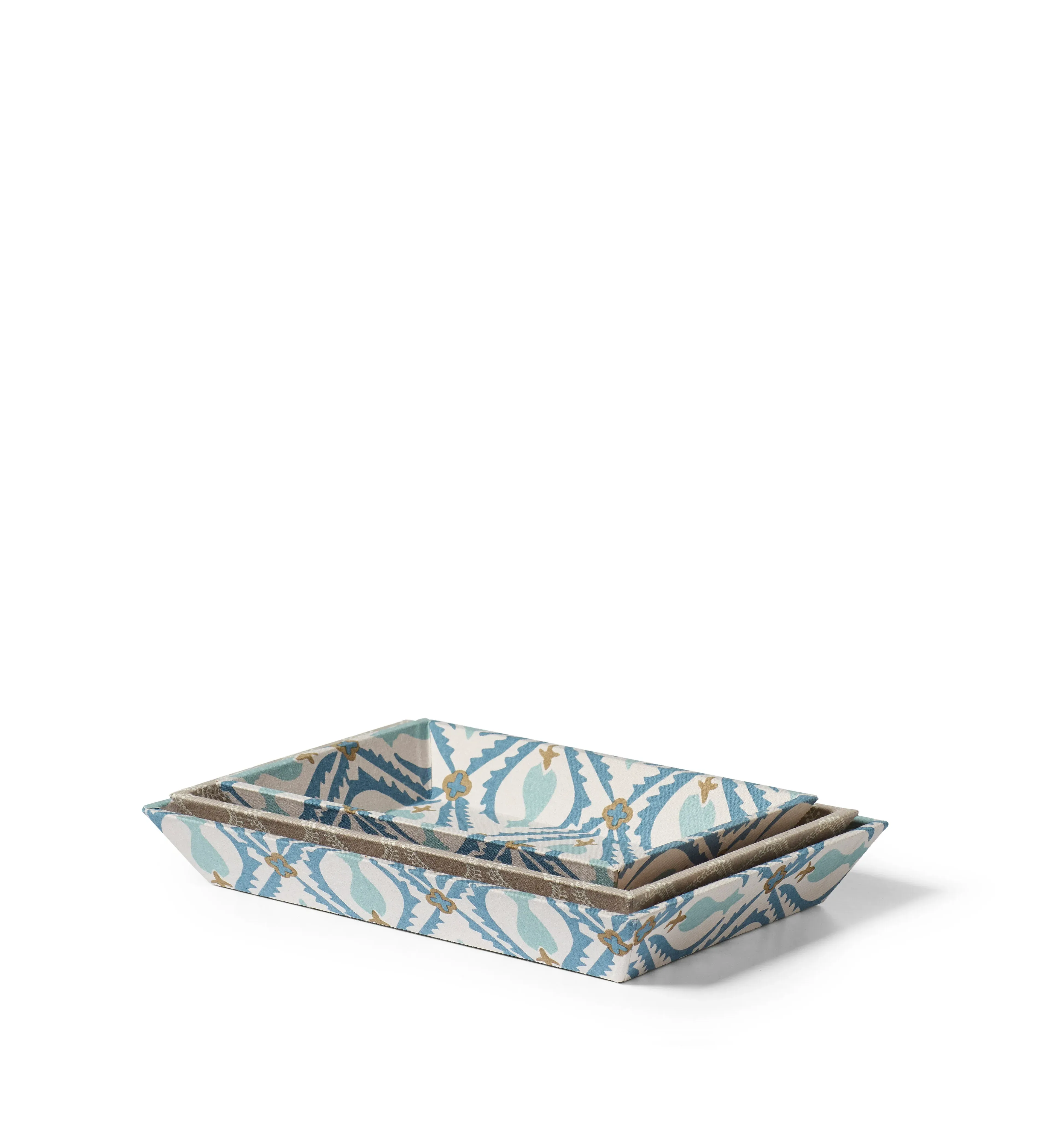 Cornelia and Zostera Serving Trays Set of Three - Multi alternate view
