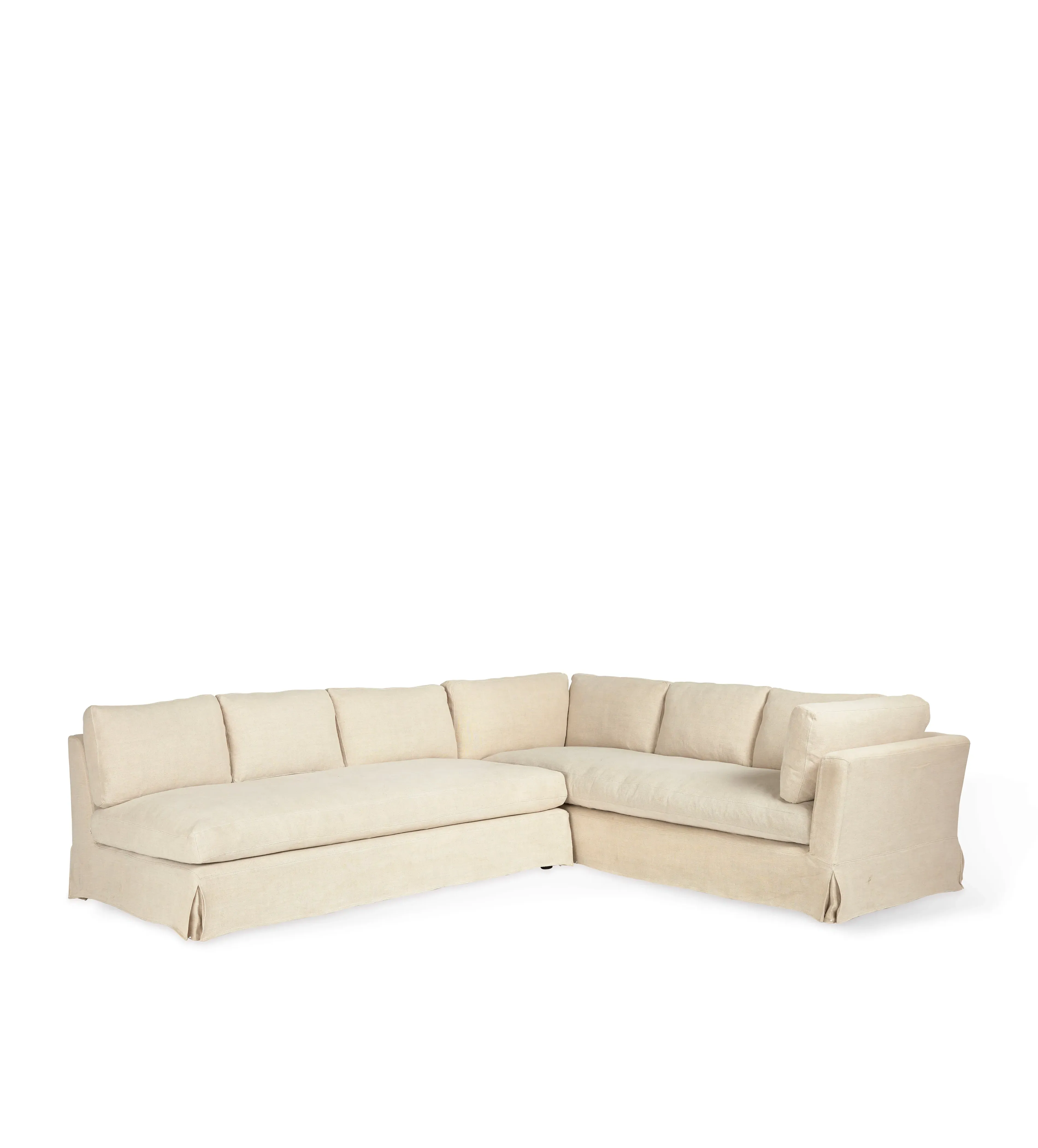 Corner Sofa with Chaise Longue - Flax alternate view