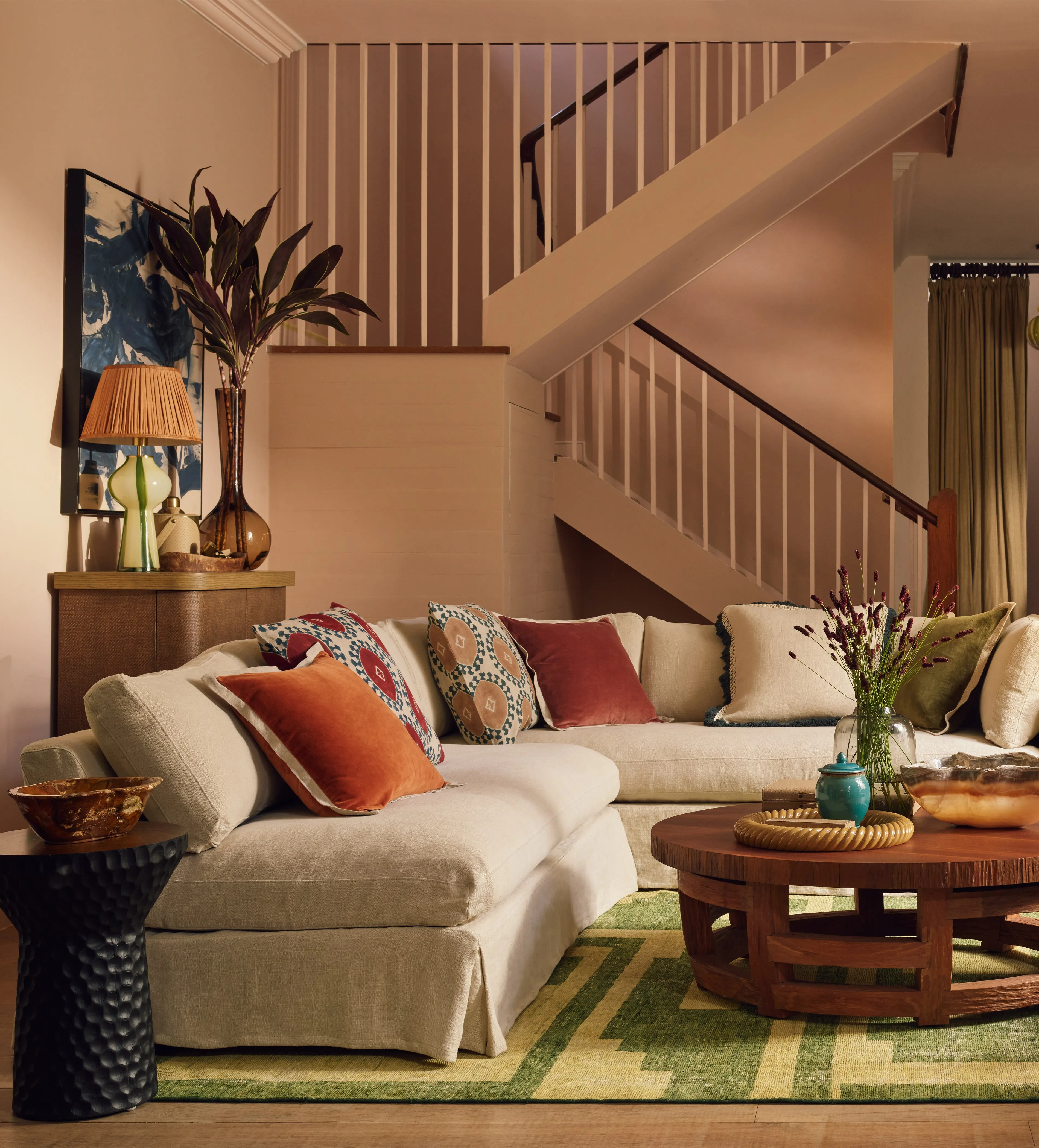 Corner Sofa with Chaise Longue - Flax product