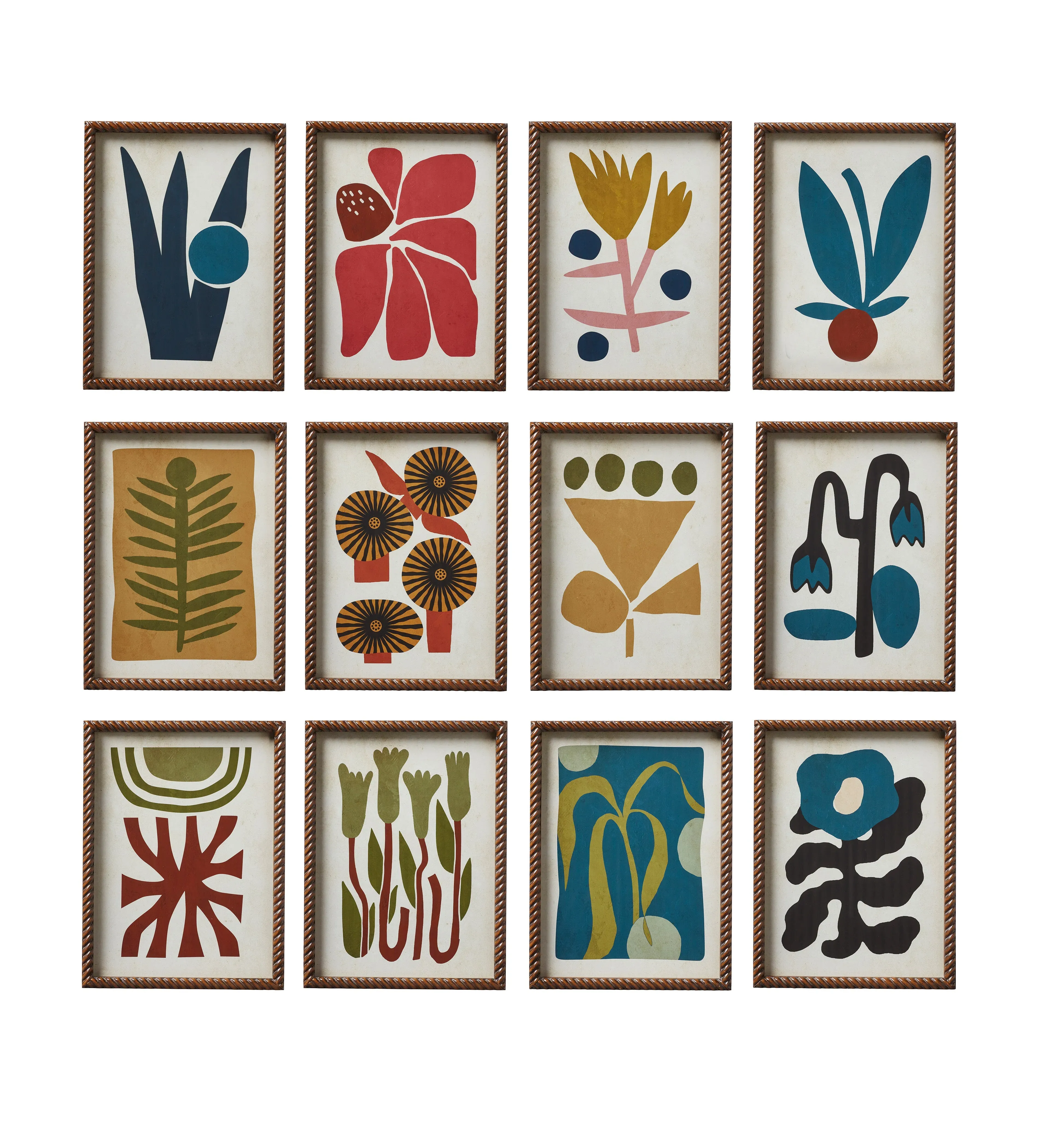 Dera Prints Set of Twelve - Multi, Print by OKA, image 2
