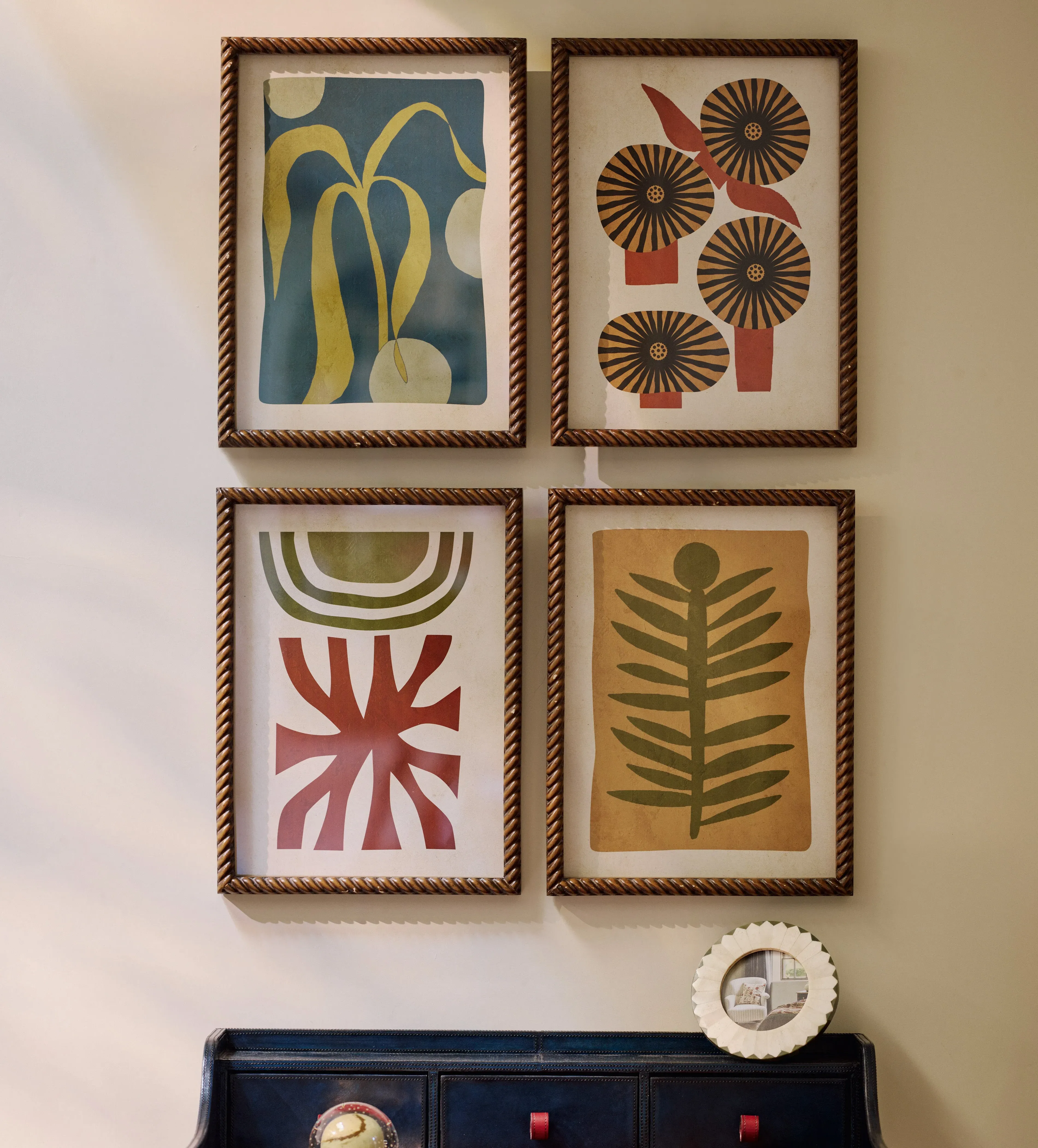 Dera Prints Set of Twelve - Multi, Print by OKA