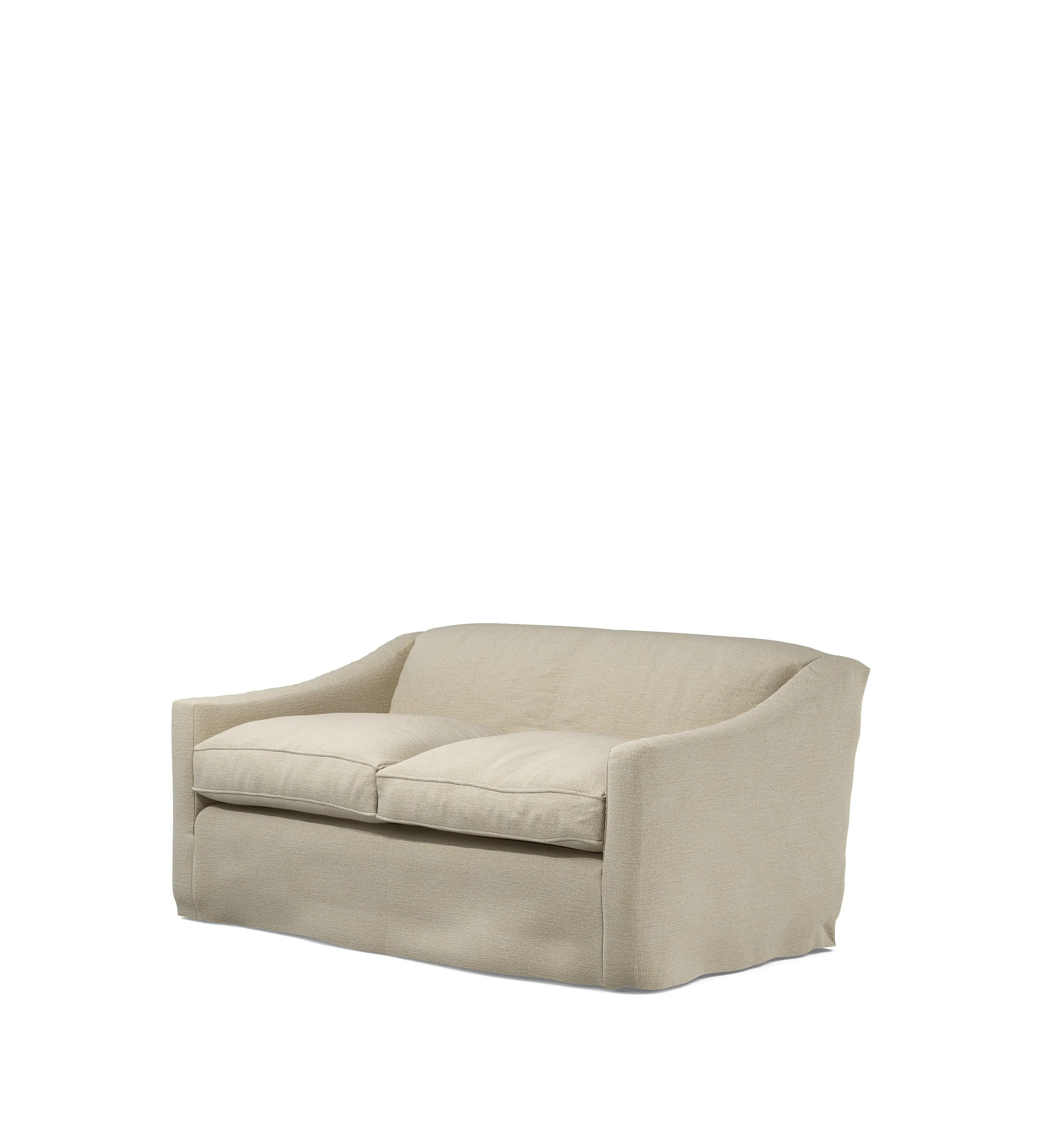 Egerton 2-Seater Sofa Loose Cover - Dove, Clever Linen alternate view