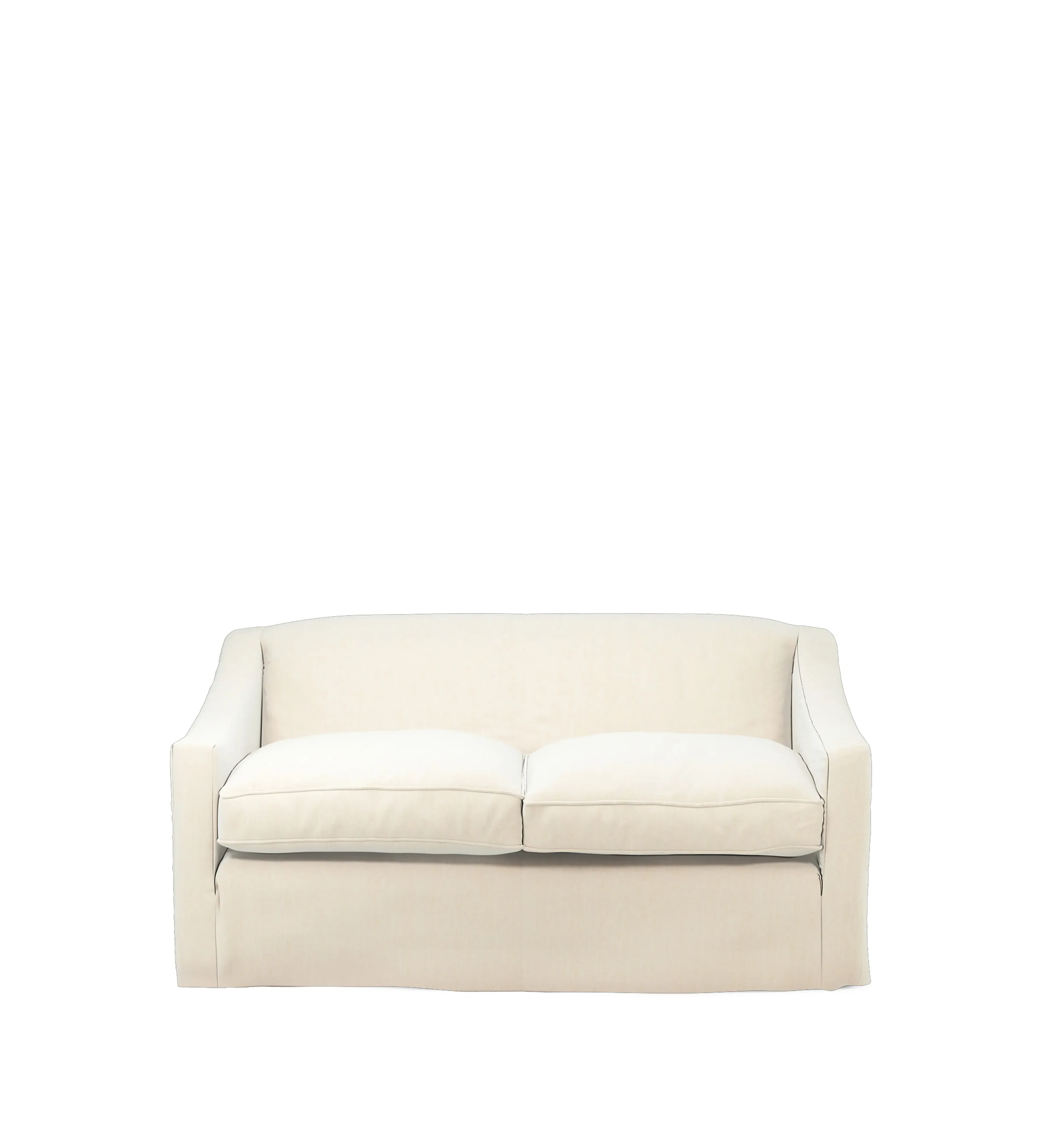 Egerton 2-Seater Sofa Loose Cover - Dyed Oyster, Stonewash Linen product