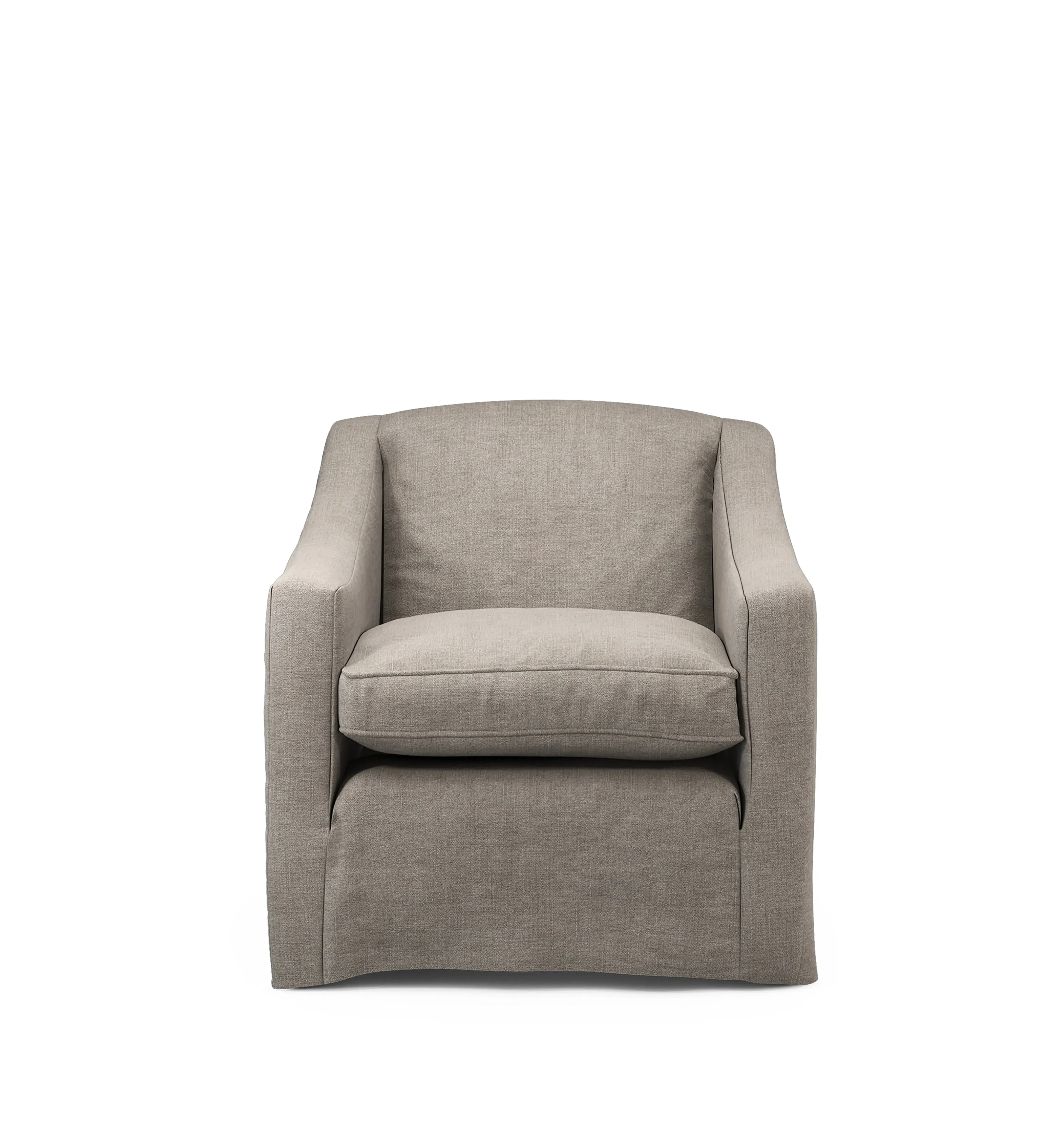Egerton Armchair Loose Cover - Dyed Flax, Stonewash Linen by OKA