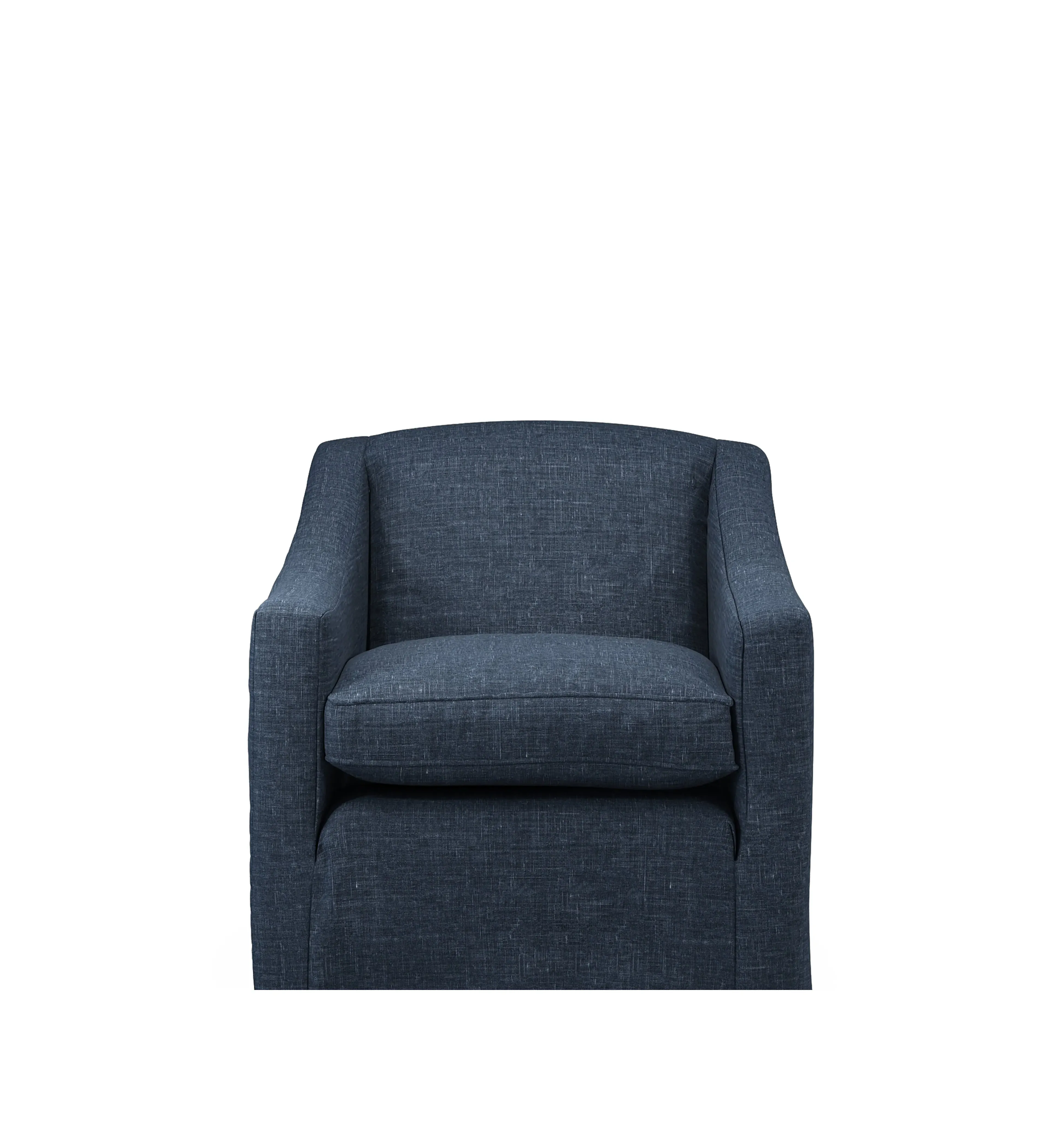 Egerton Armchair Loose Cover - Midnight Blue, Laundered Linen product