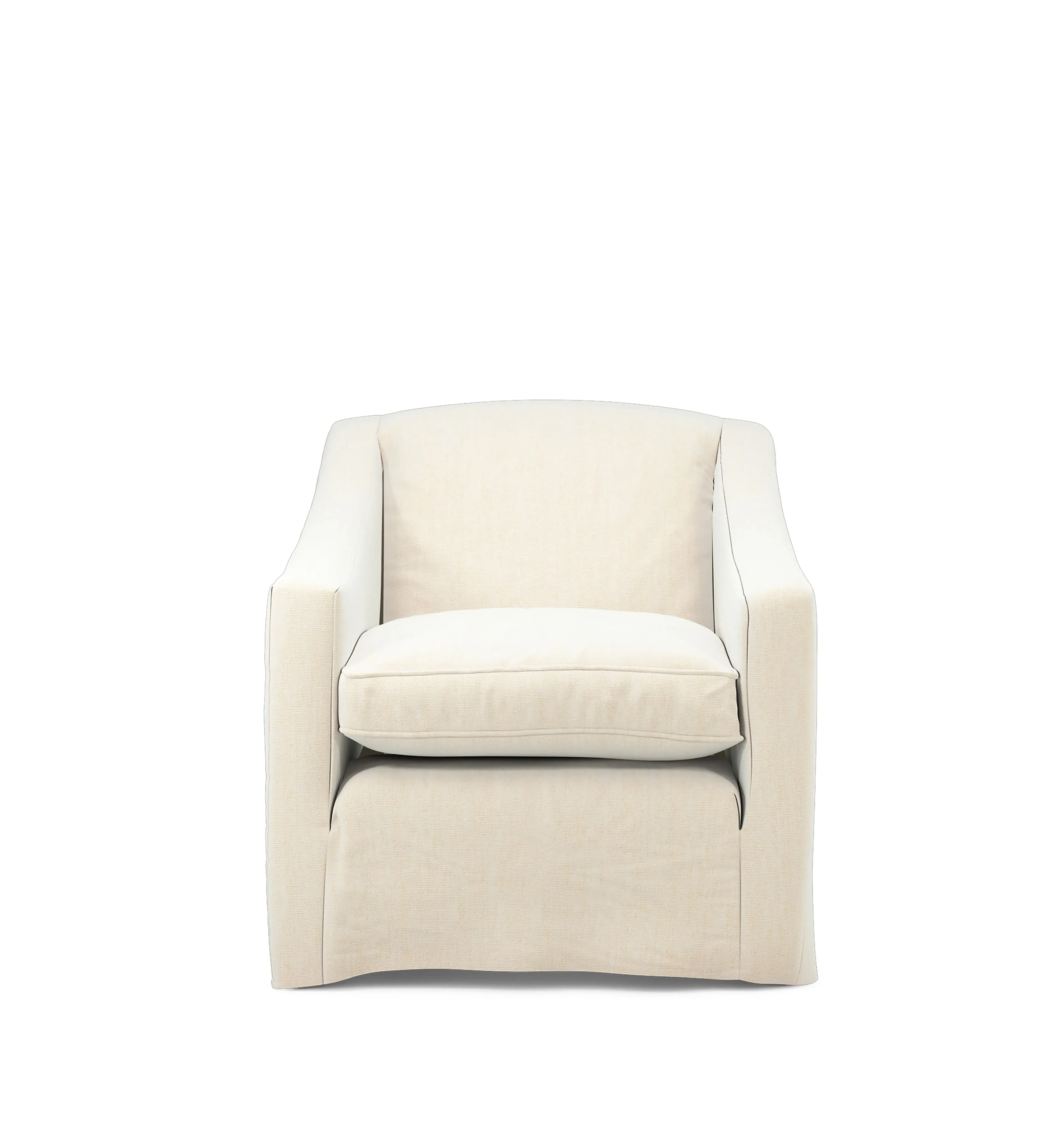 Egerton Armchair Loose Cover - Oyster, Clever Linen by OKA