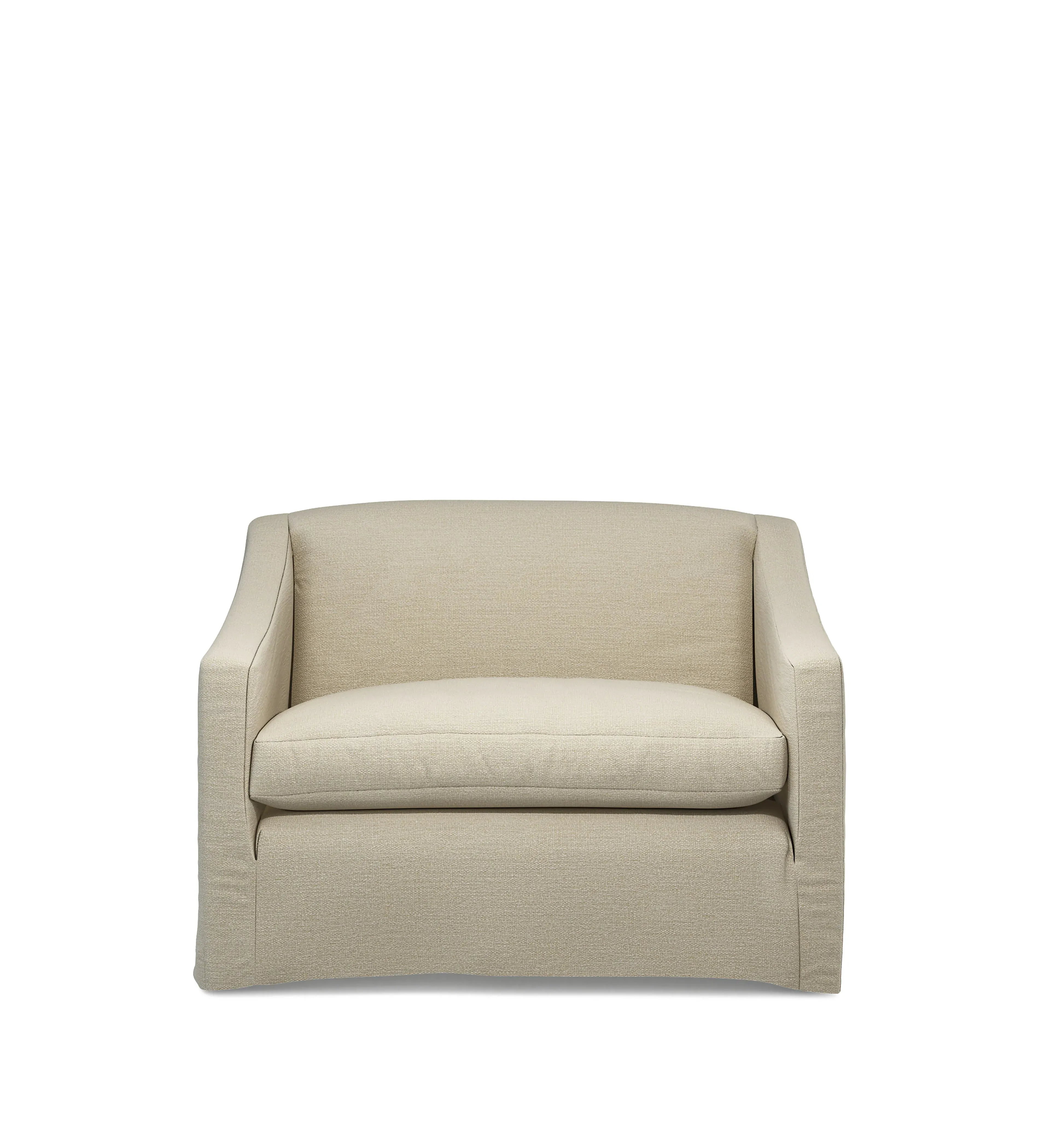 Egerton Loveseat Loose Cover - Dove, Clever Linen product