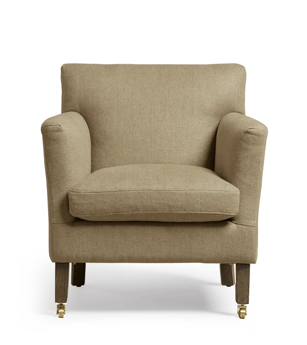 oka-ellary-armchair-wild-oats-wide-herringbone-armchairs-linen-oak-plain image