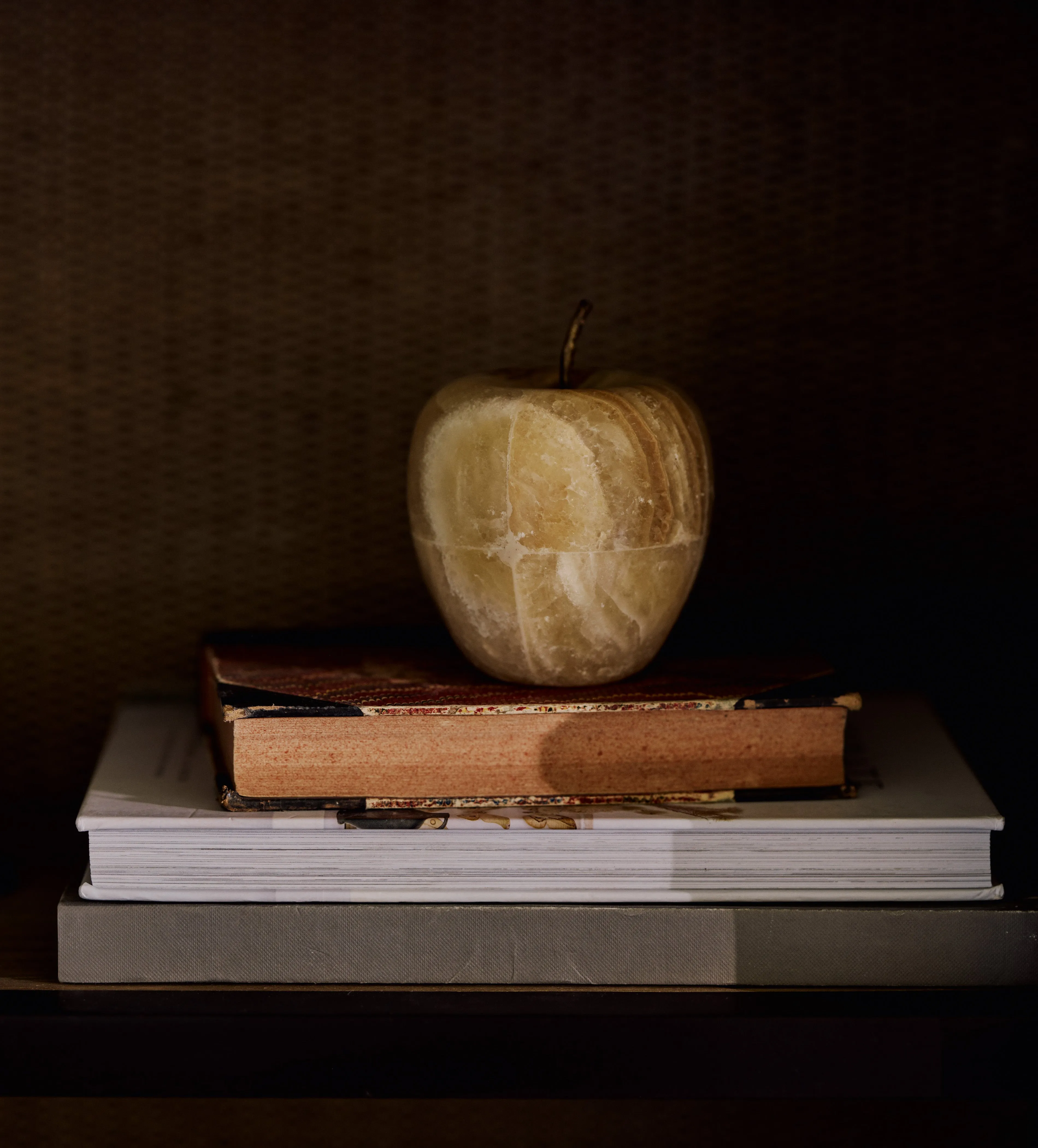 Eris Apple Paper Weight - Onyx by OKA