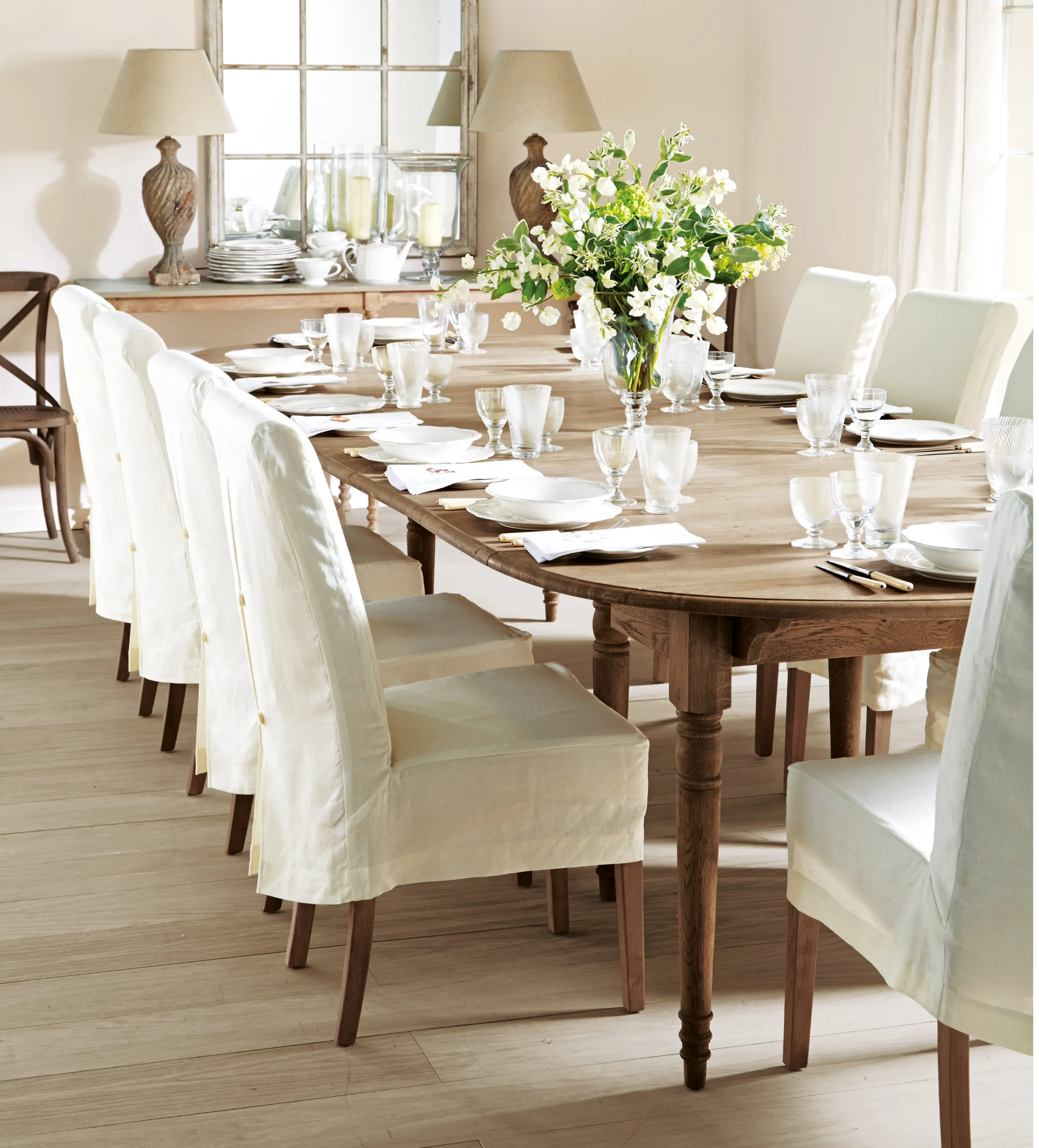 Extending Dining Table - Weathered Oak product