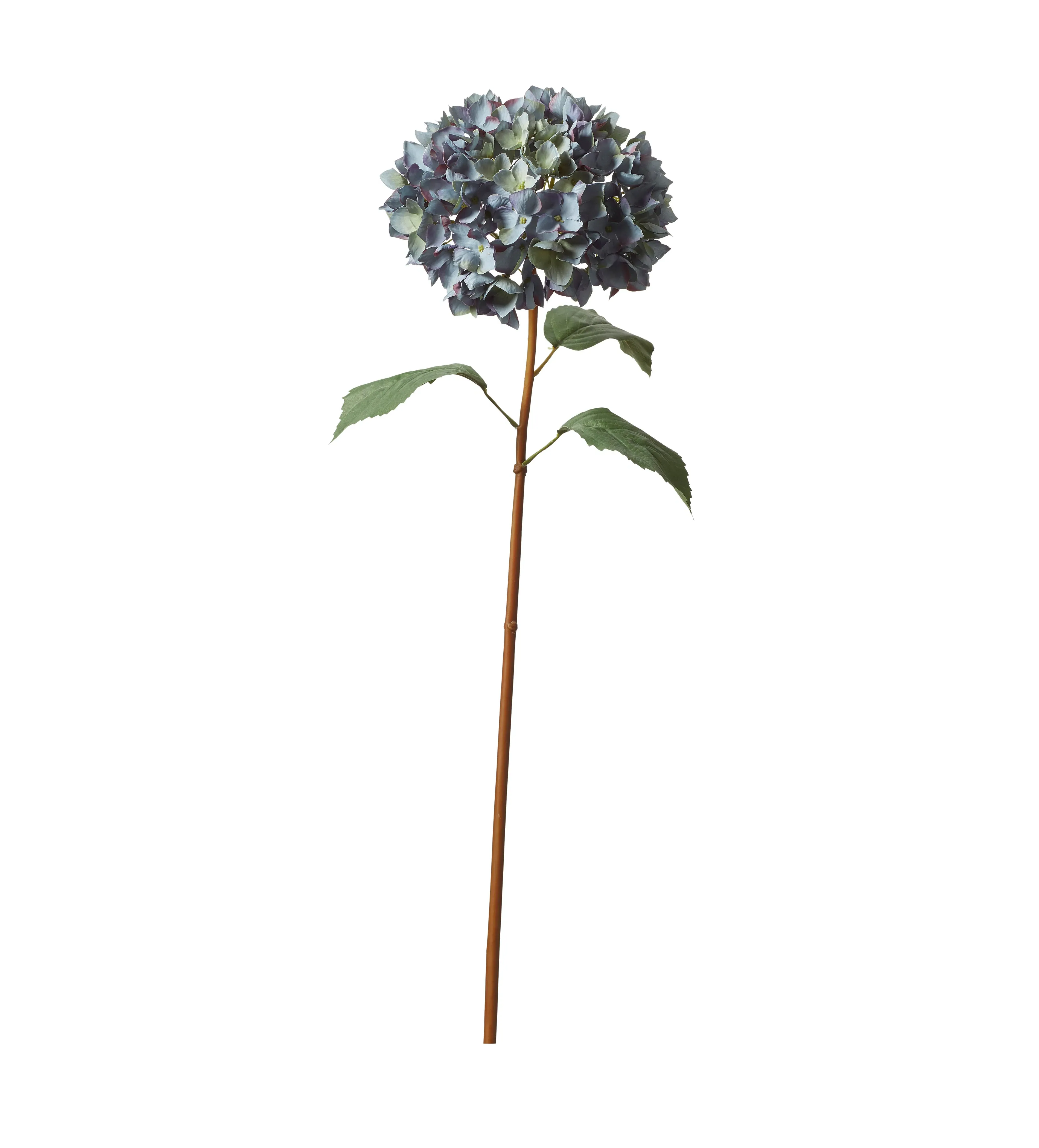 Faux Mophead Hydrangea Stem - Blue product