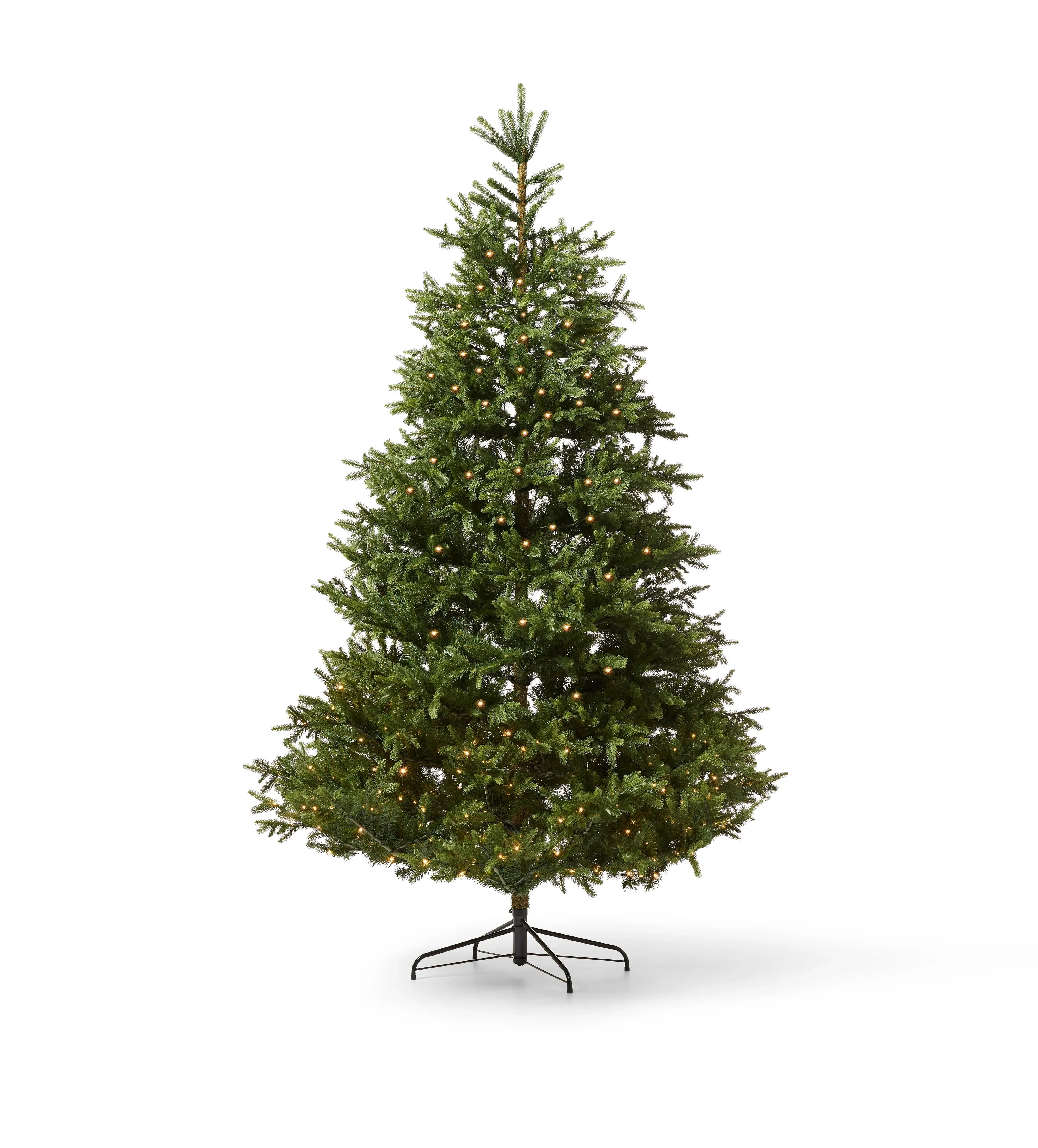 Faux Pre-Lit Christmas Tree 8ft - Green by OKA