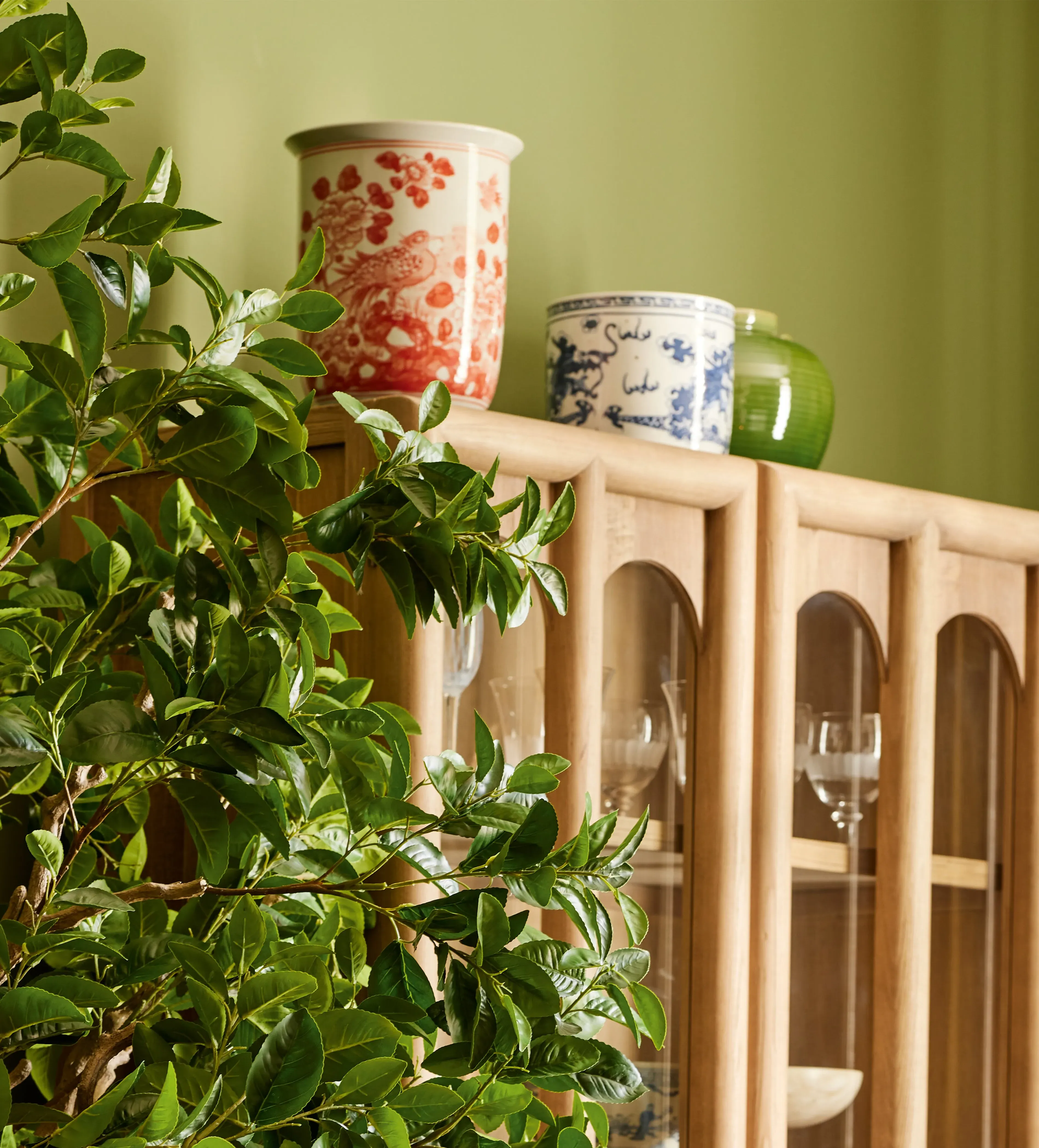 Fenghuang Narrow Planter - Chinese Red product