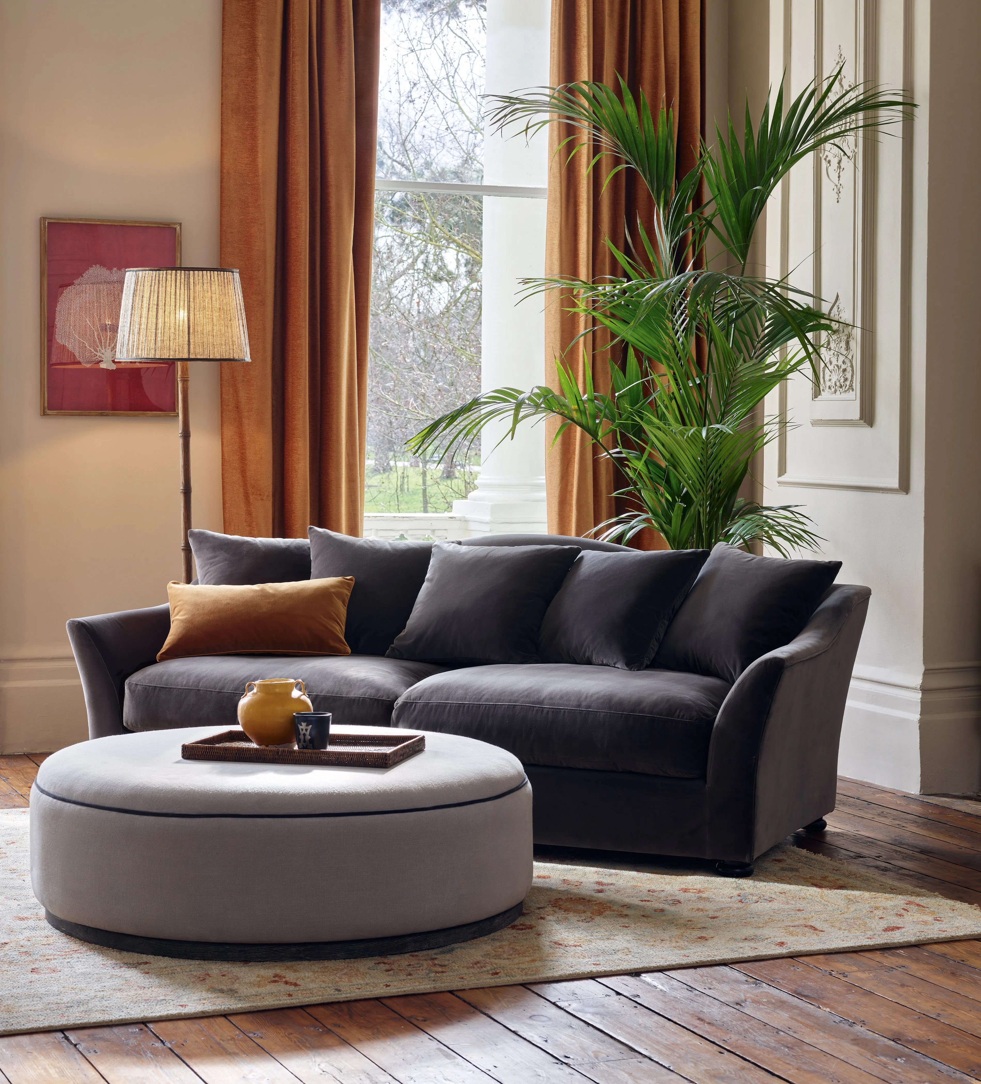 Minshan Floor Lamp Base - Natural Brown, Oak product