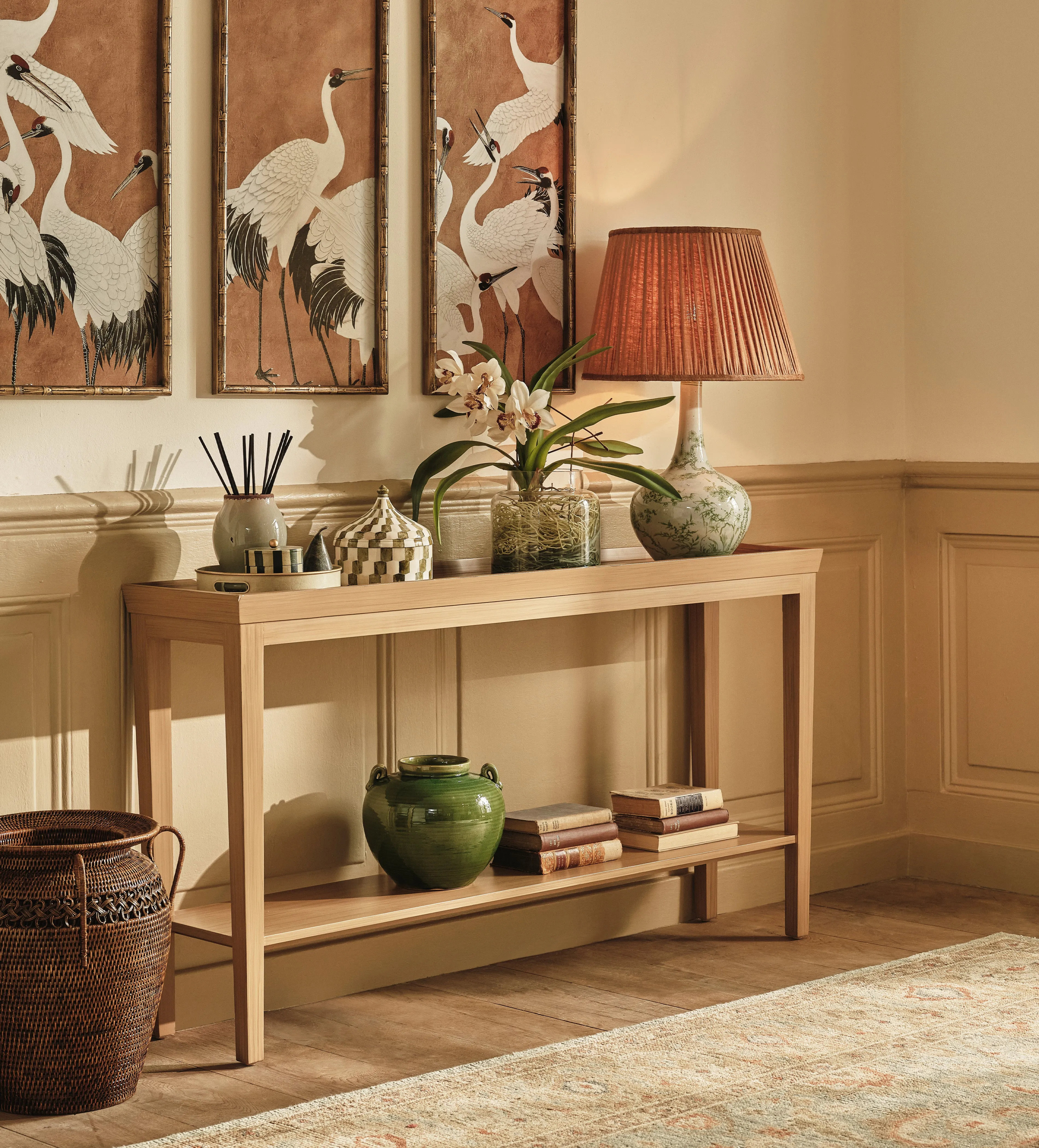 Gustavian Console Table - Apricot product