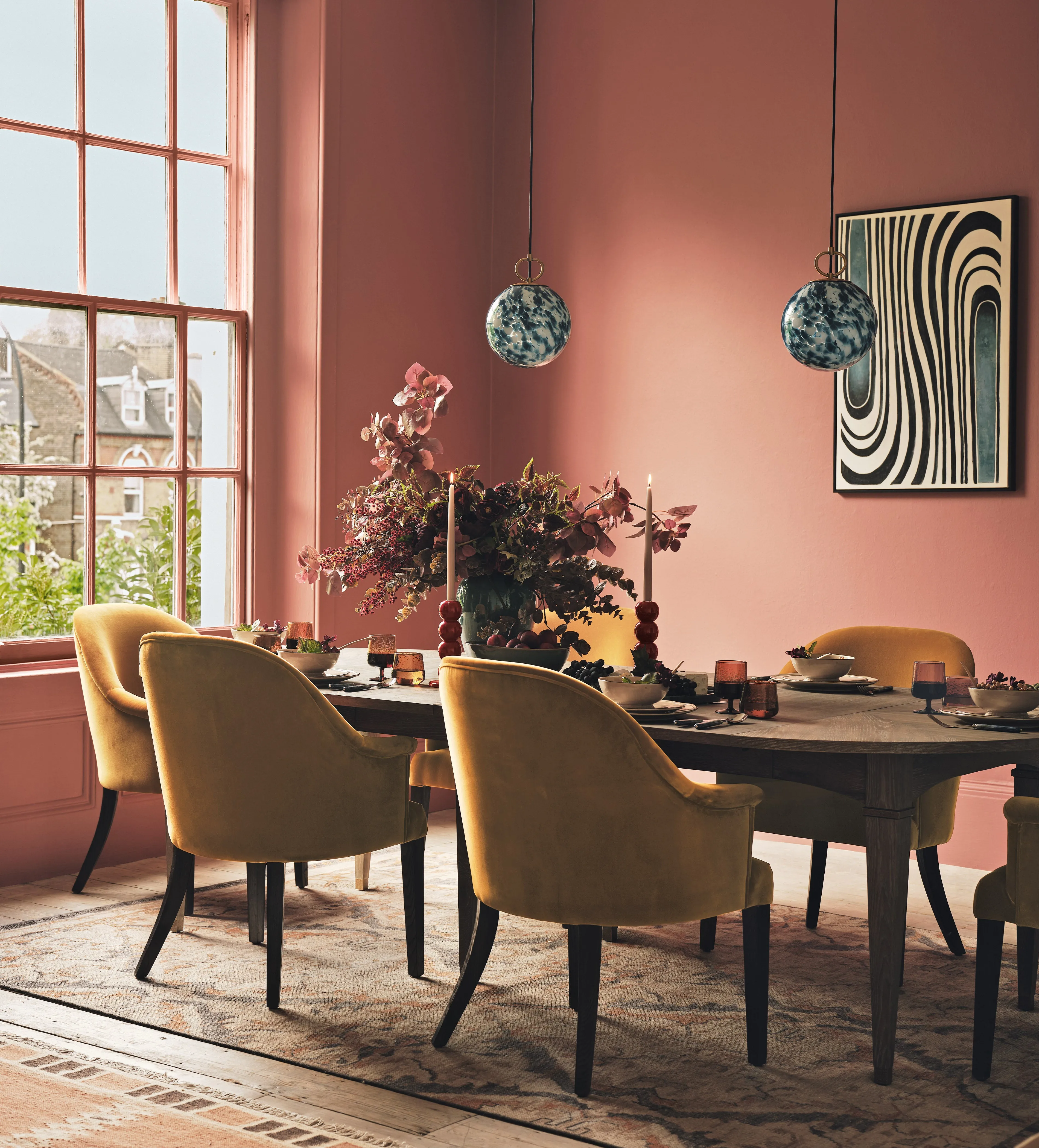 Hawkley Oval Extendable Dining Table - Watered Grey, Wood by OKA