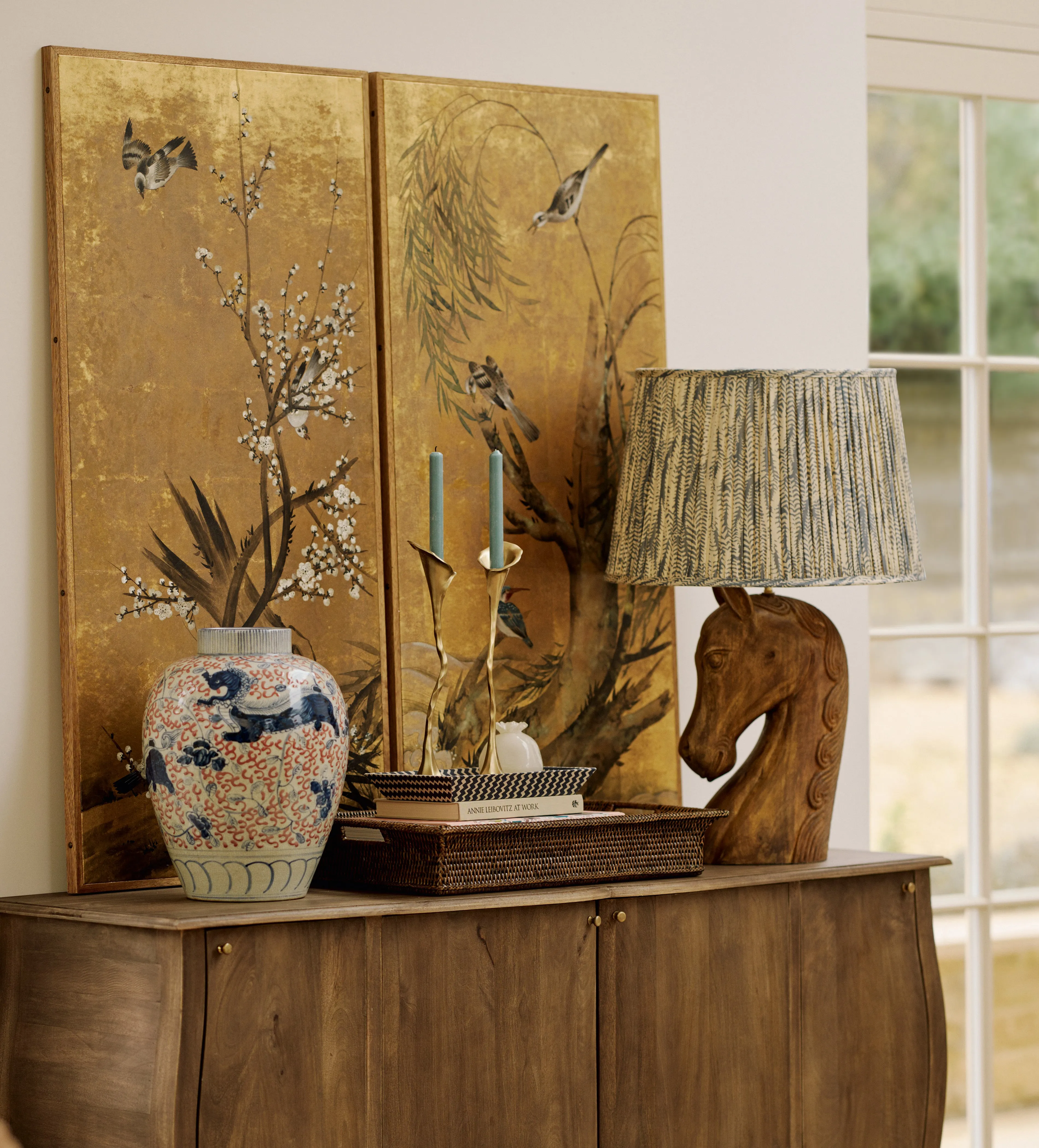 Haydock Table Lamp Base - Natural, Wood product