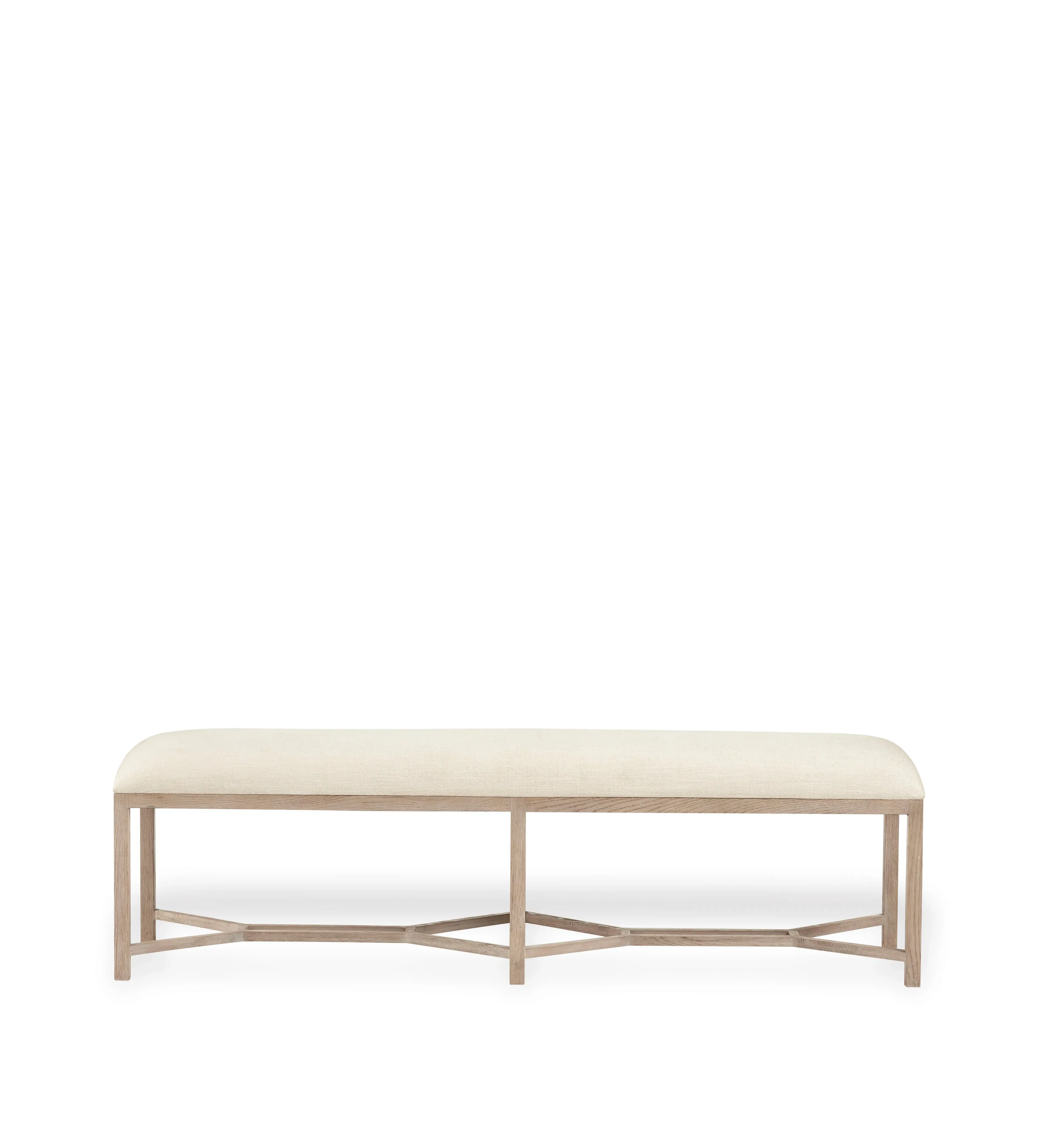 Hester Bench - Flaxen, Linen alternate view