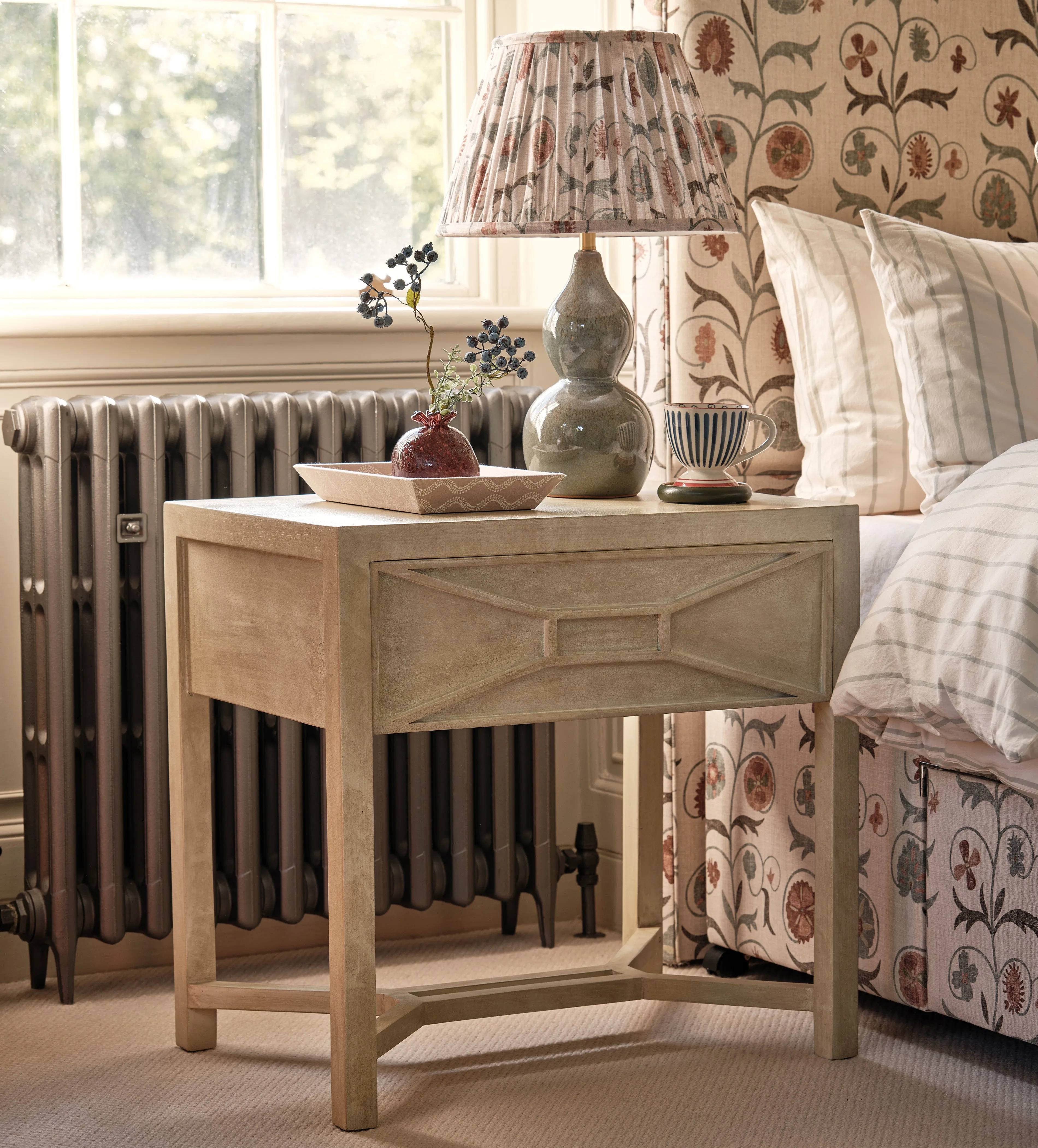 Hester Side Table - Vellum by OKA