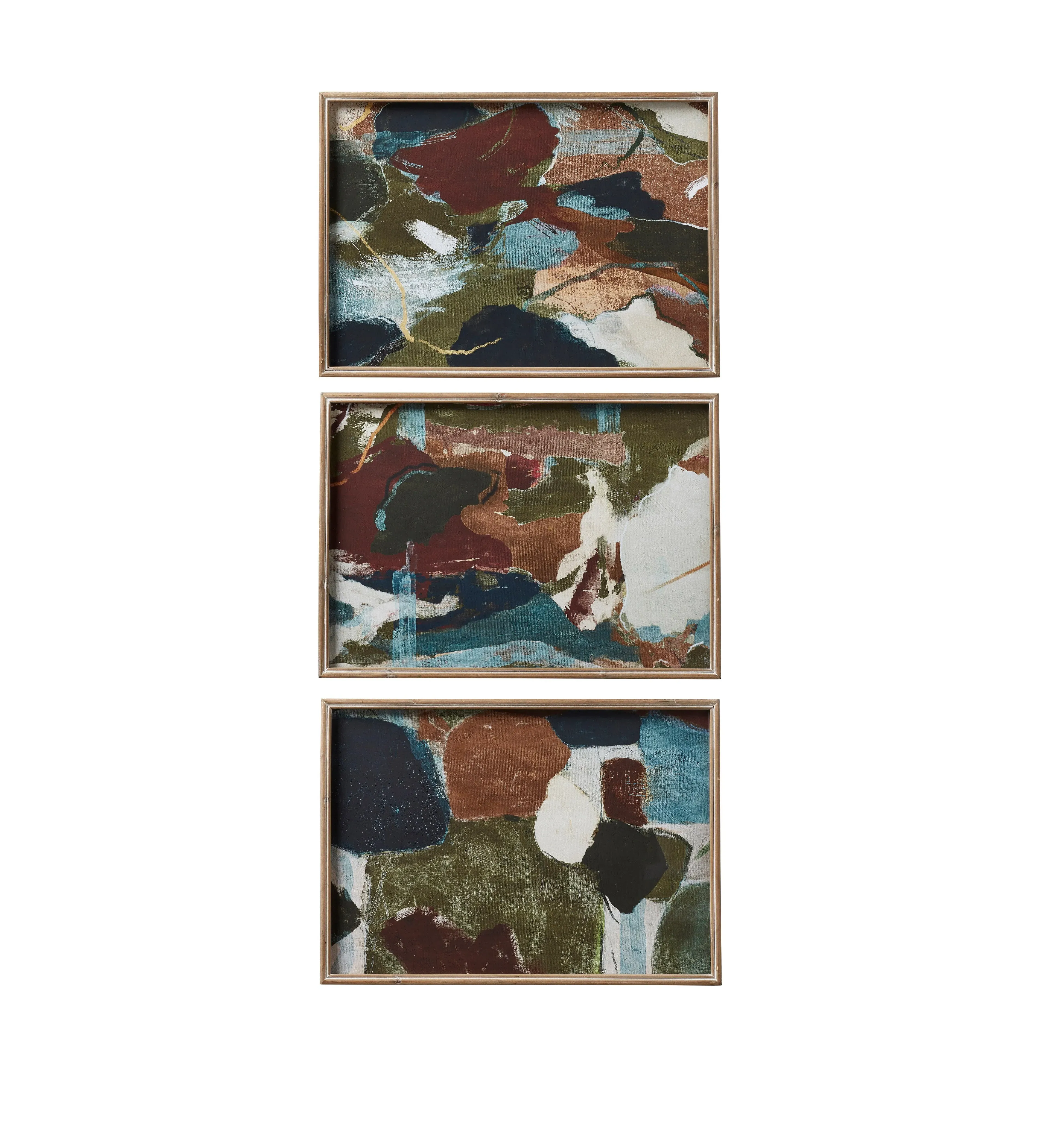Inverno Set of Three Framed Prints - Multi by OKA, image 2
