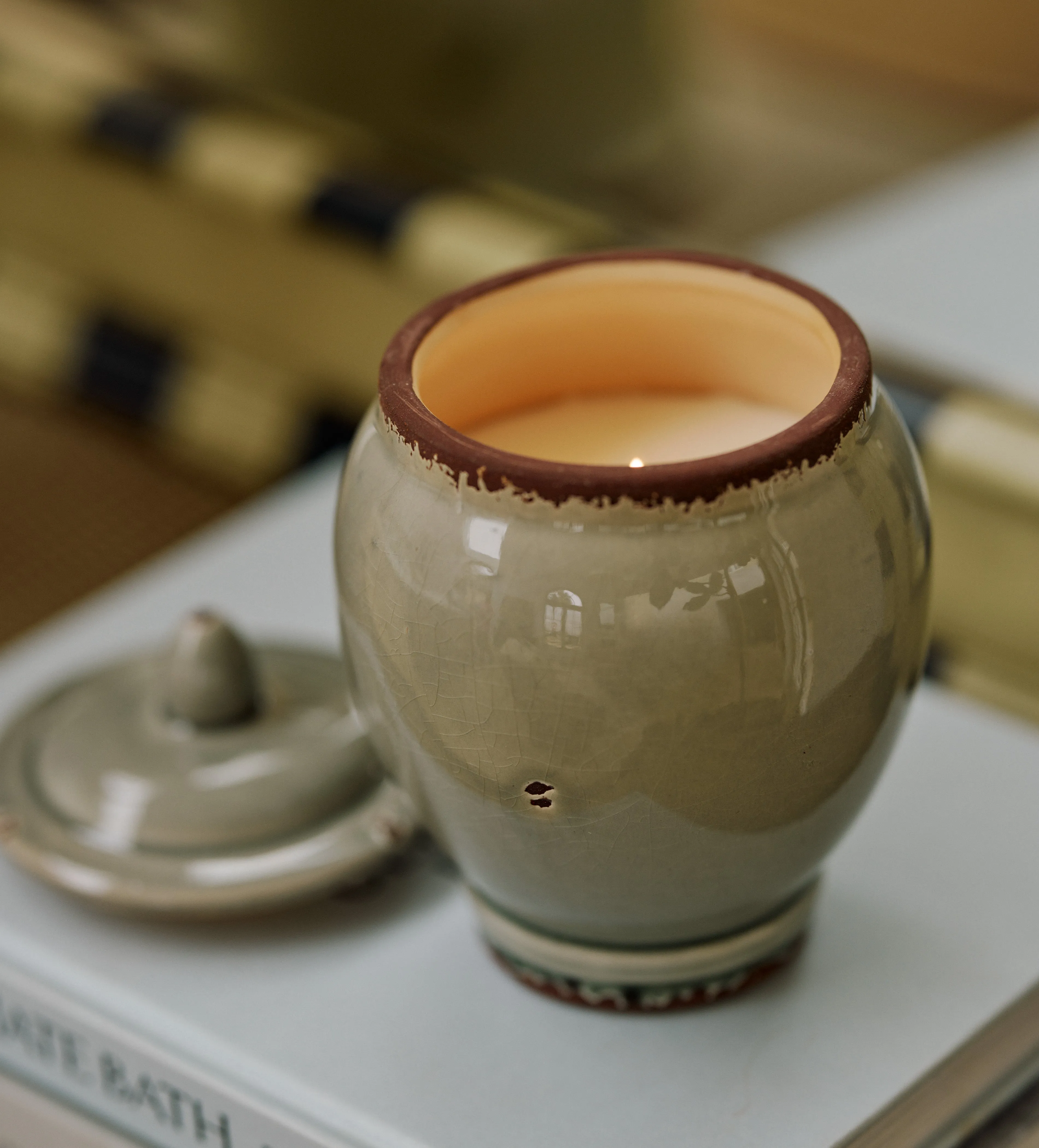Jade Valley Odyssey Collection 365g Fragrance Candle - Celadon product