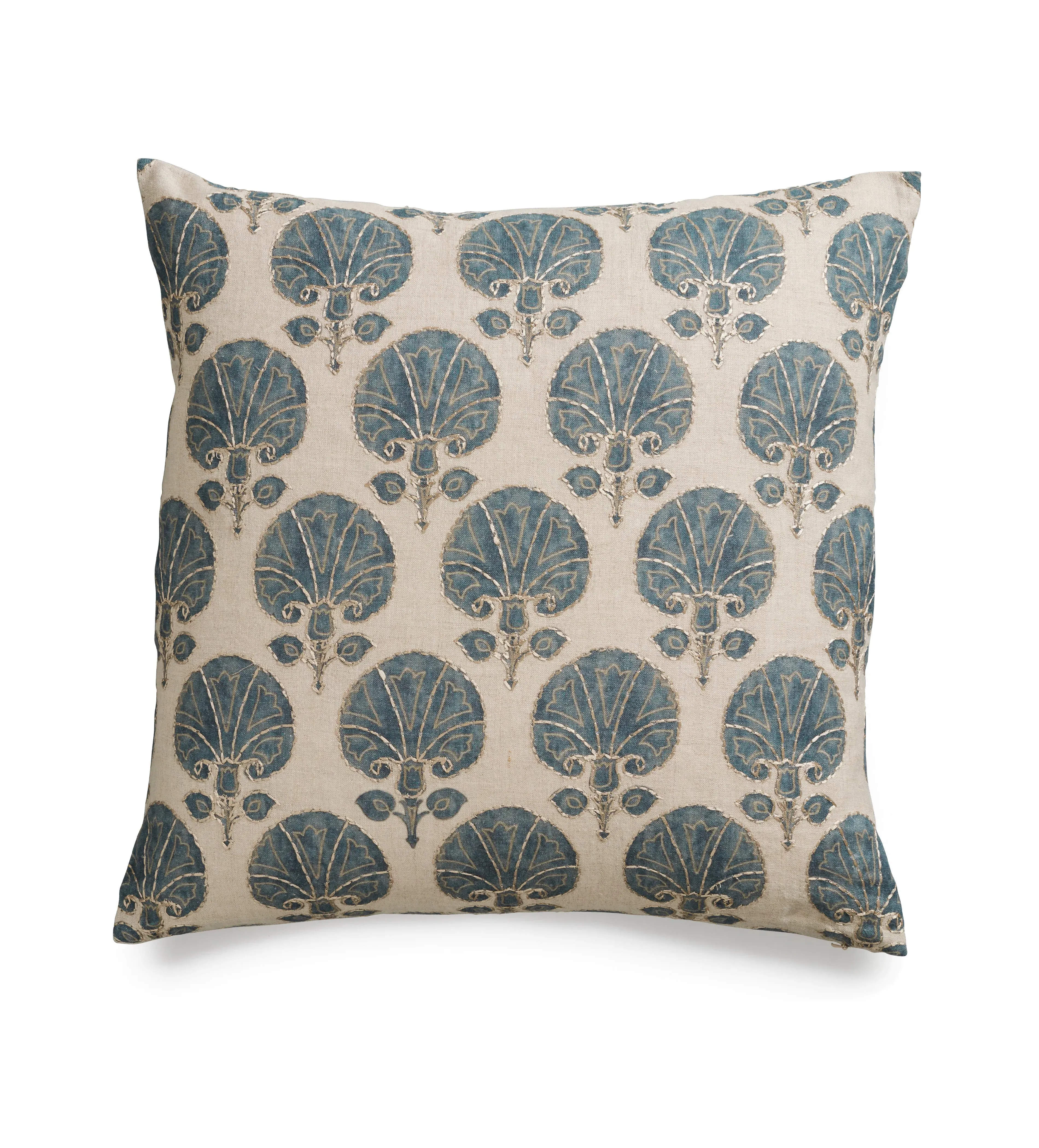 Kabibi Cushion Cover - Grey Blue, Linen product