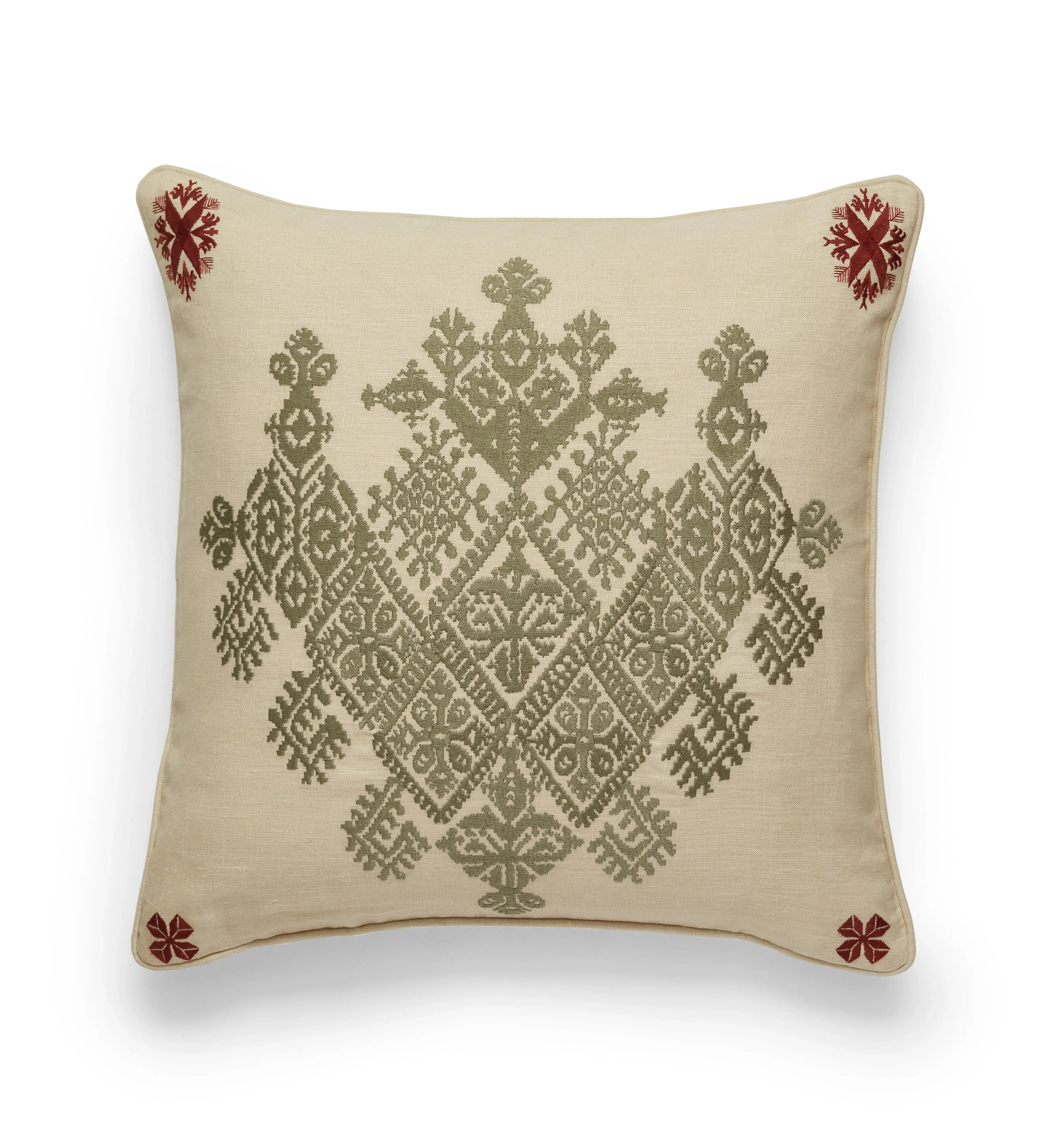 Kallos Cushion Cover - Sage, Linen alternate view