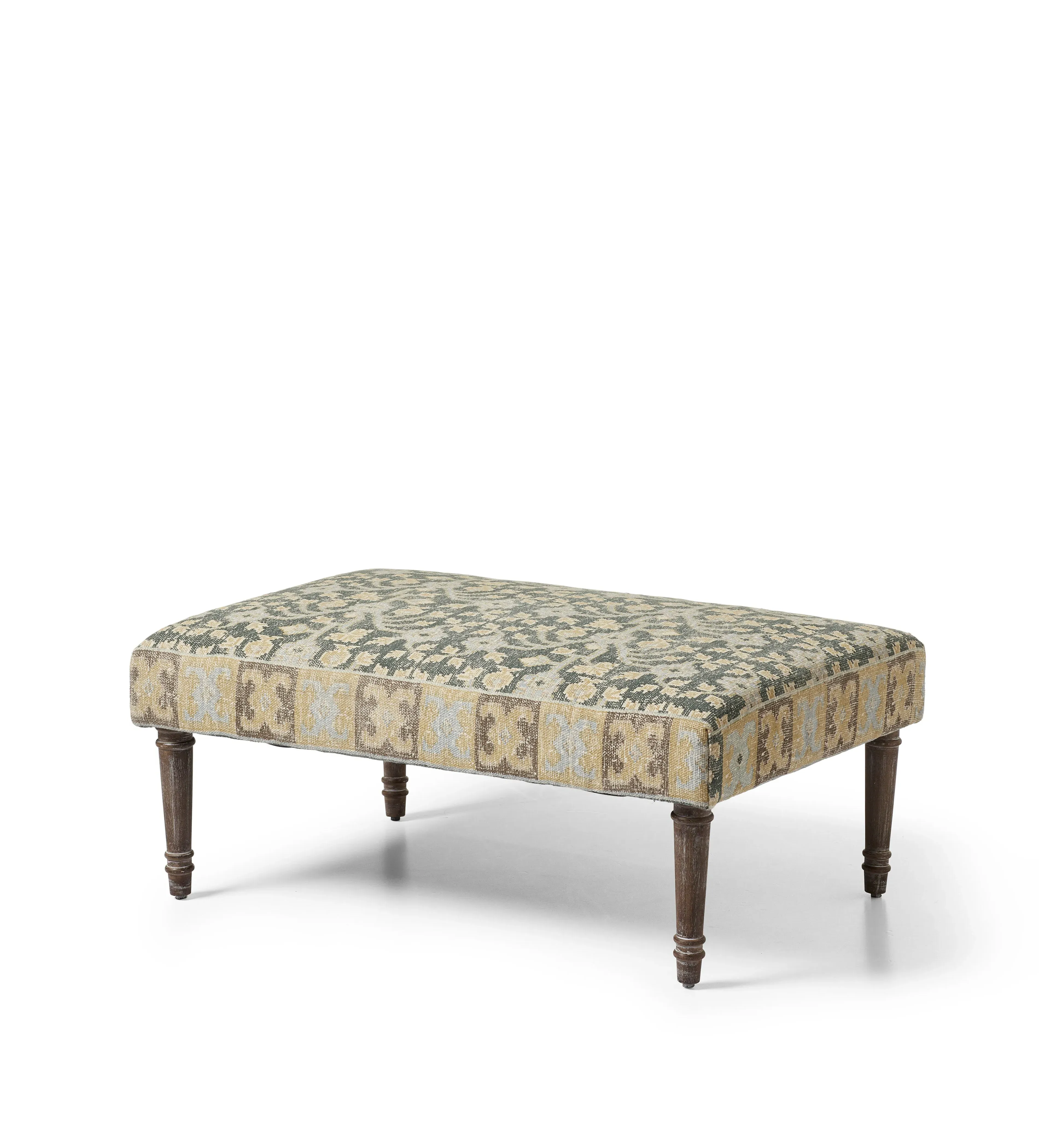 Khaneh Ottoman Coffee Table - Kirmani Green alternate view