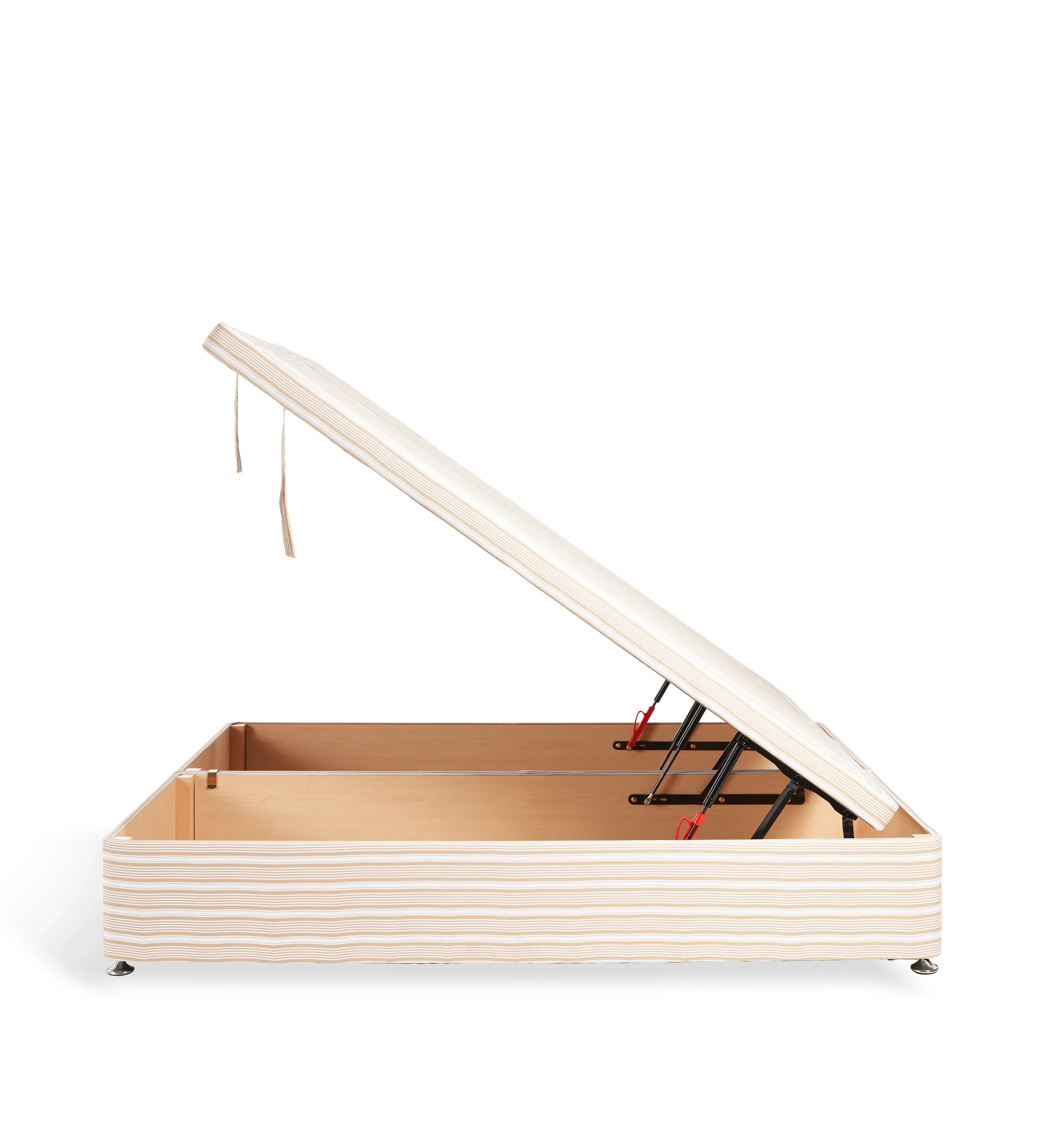 King Size Divan Base with Storage - White, Cotton product
