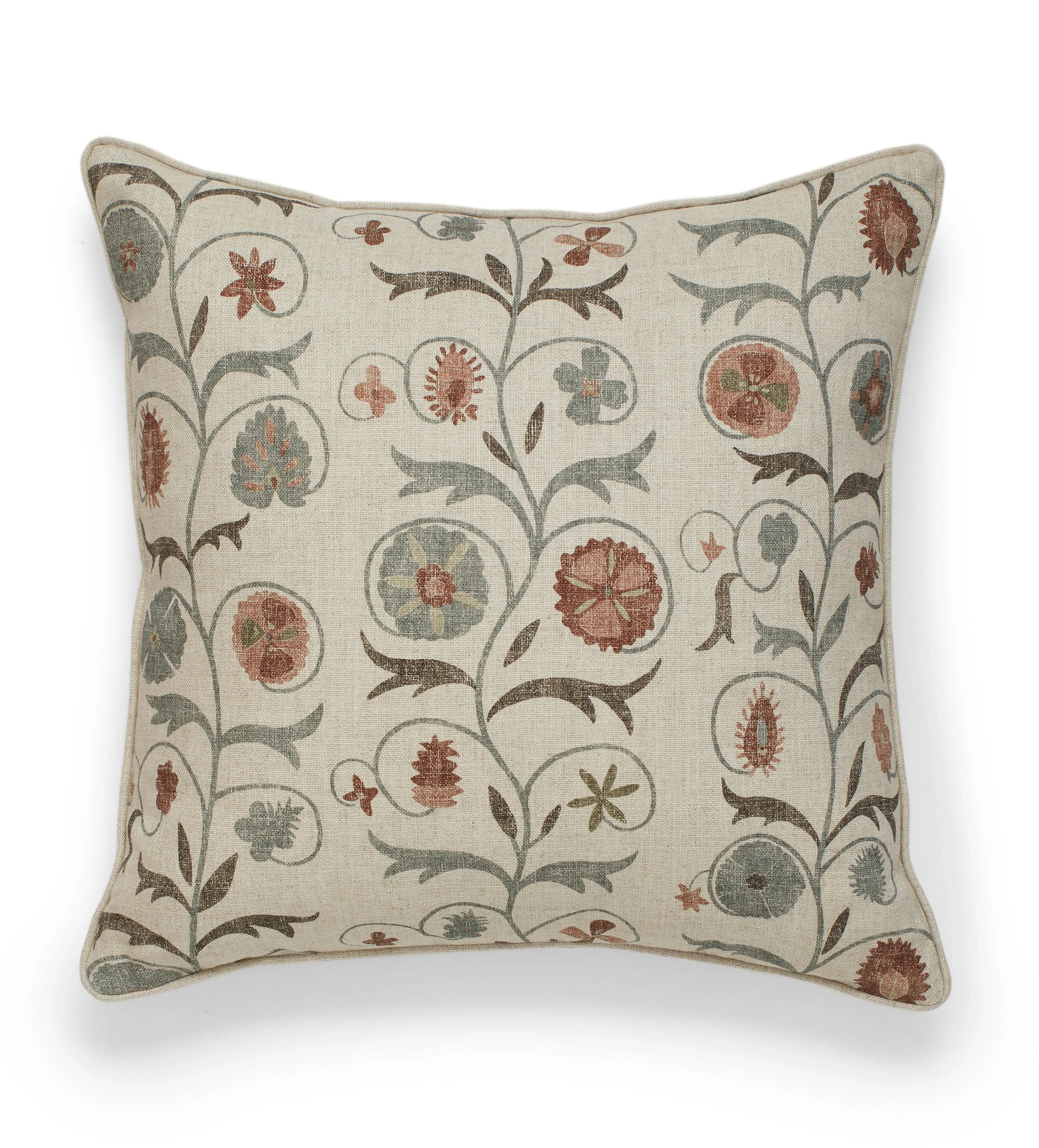 Lewis & Wood Sheki Cushion Cover - Dark Seafoam alternate view