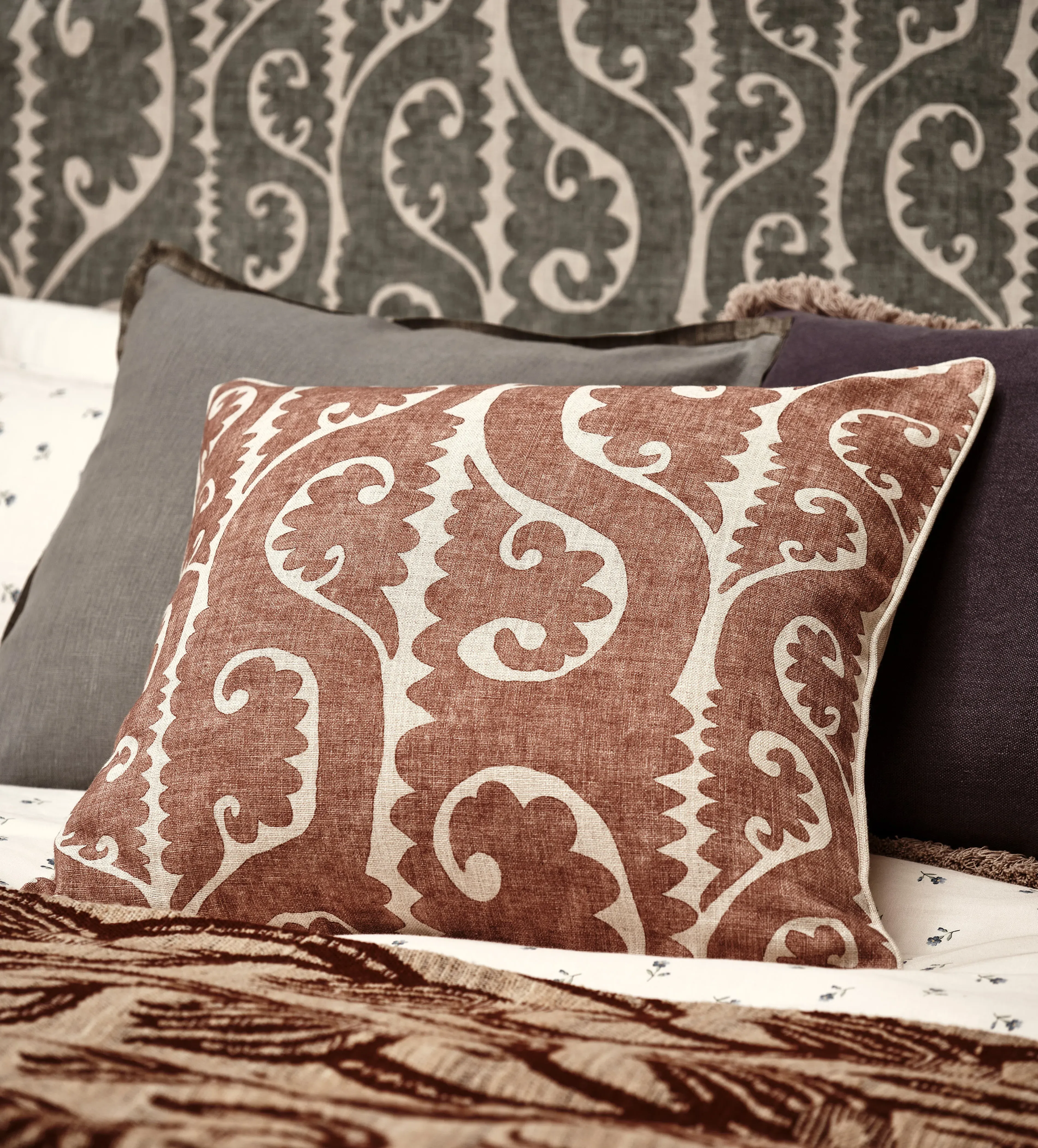 Lewis & Wood Totem Cushion Cover - Apricot product