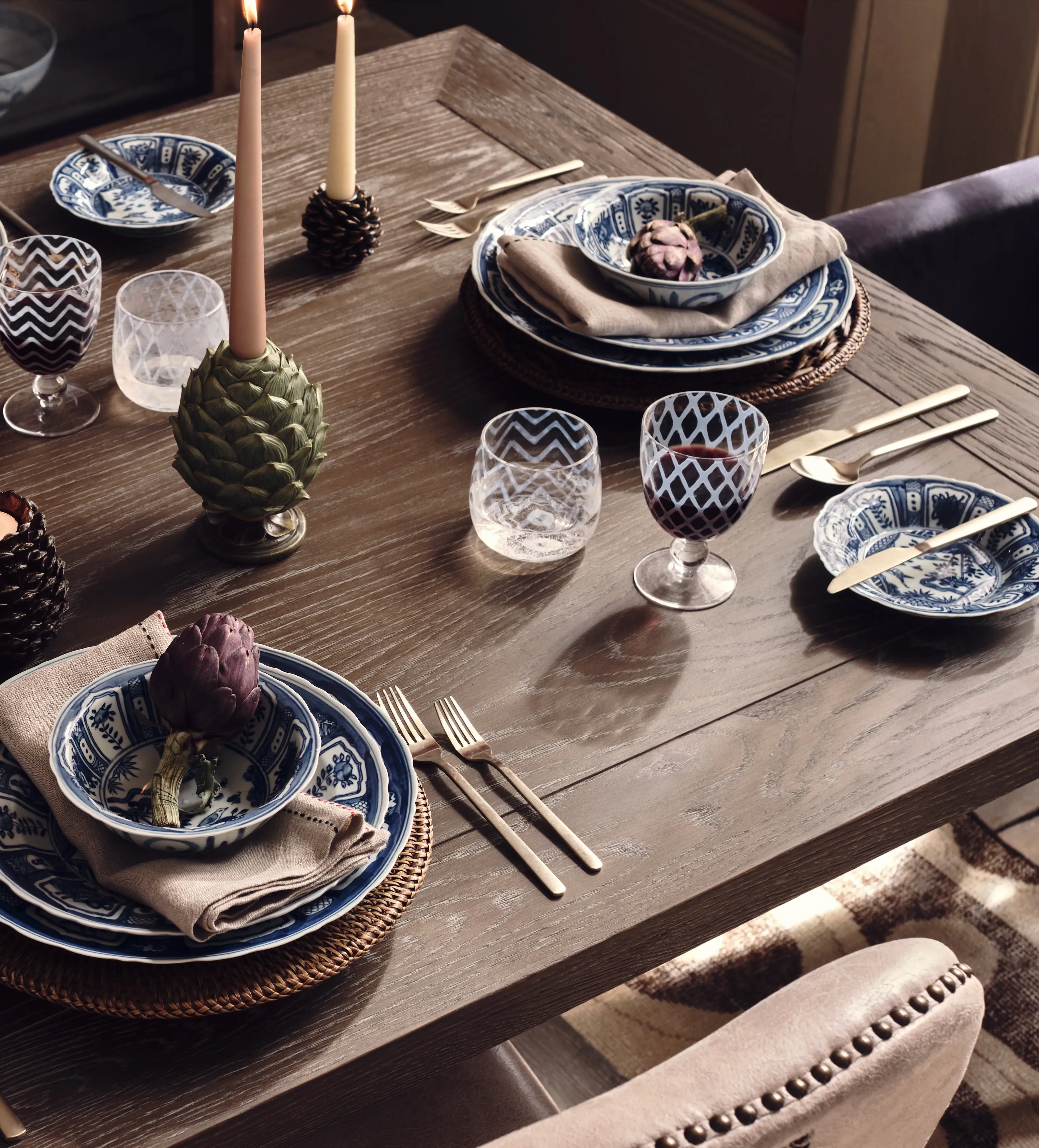Marcus Small Rectangular Dining Table - Burnt Oak product