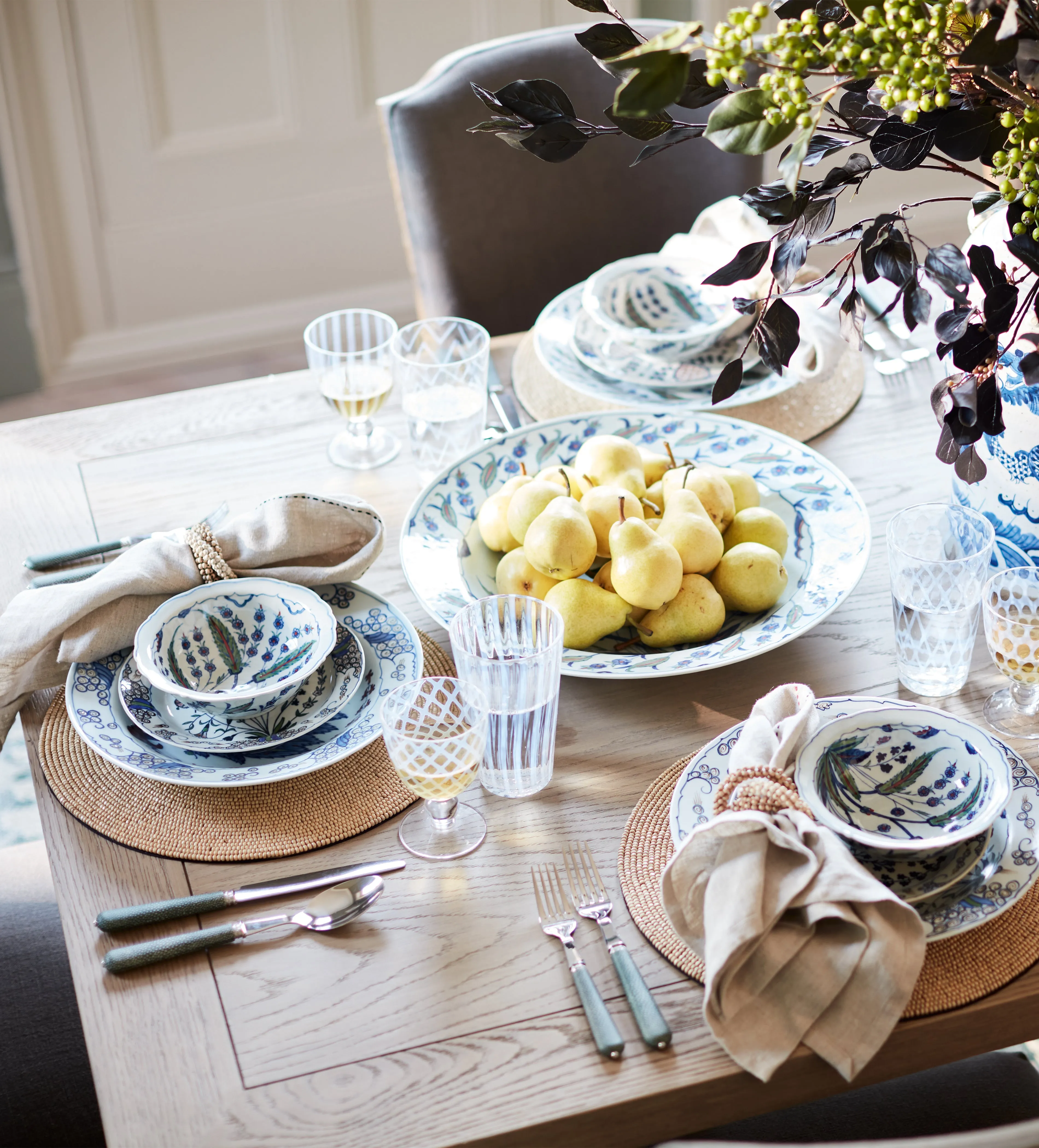 Medium Rectangular Dining Table - Weathered Oak product