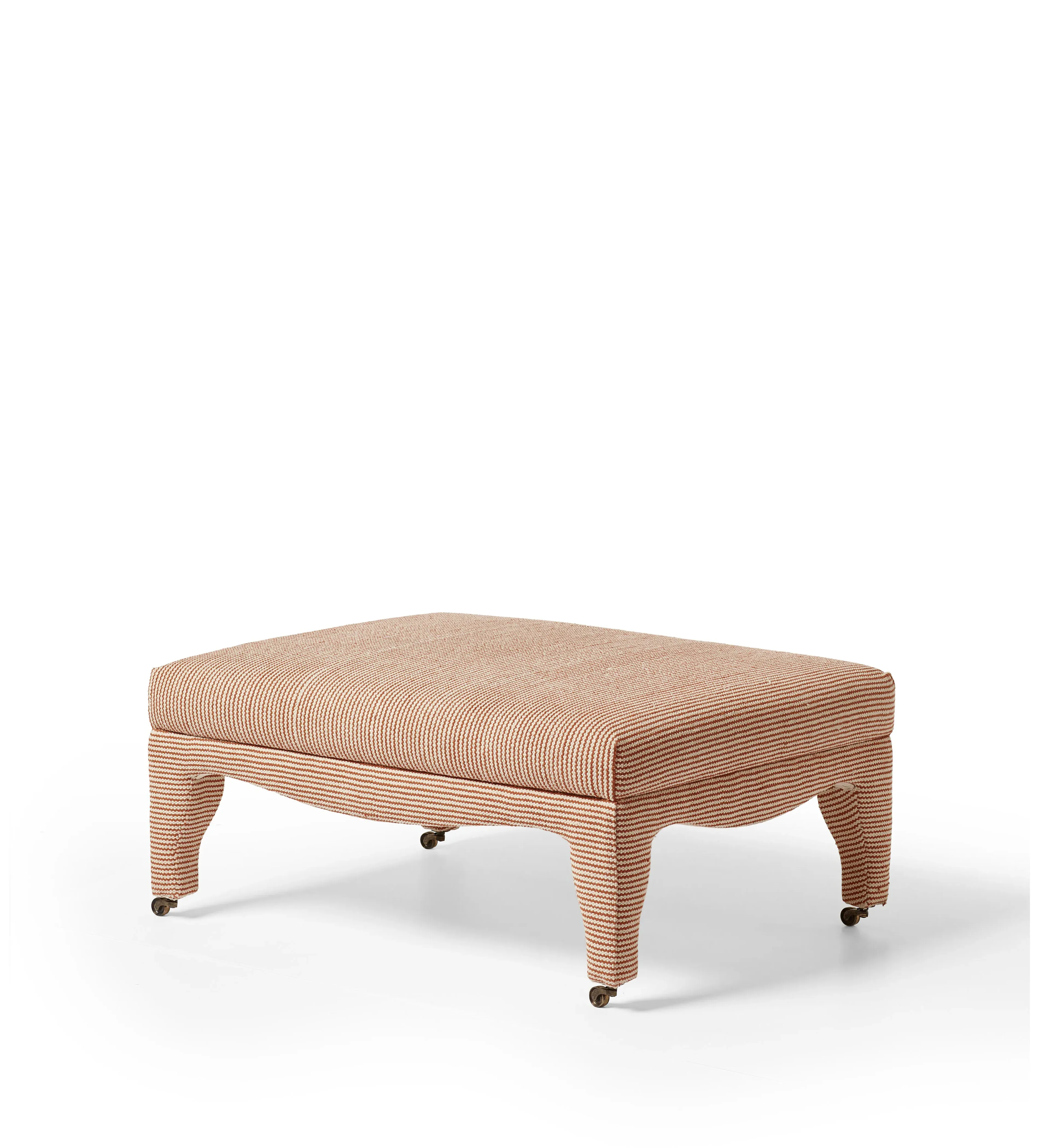 Montalto Upholstered Ottoman - Dirty Orange alternate view