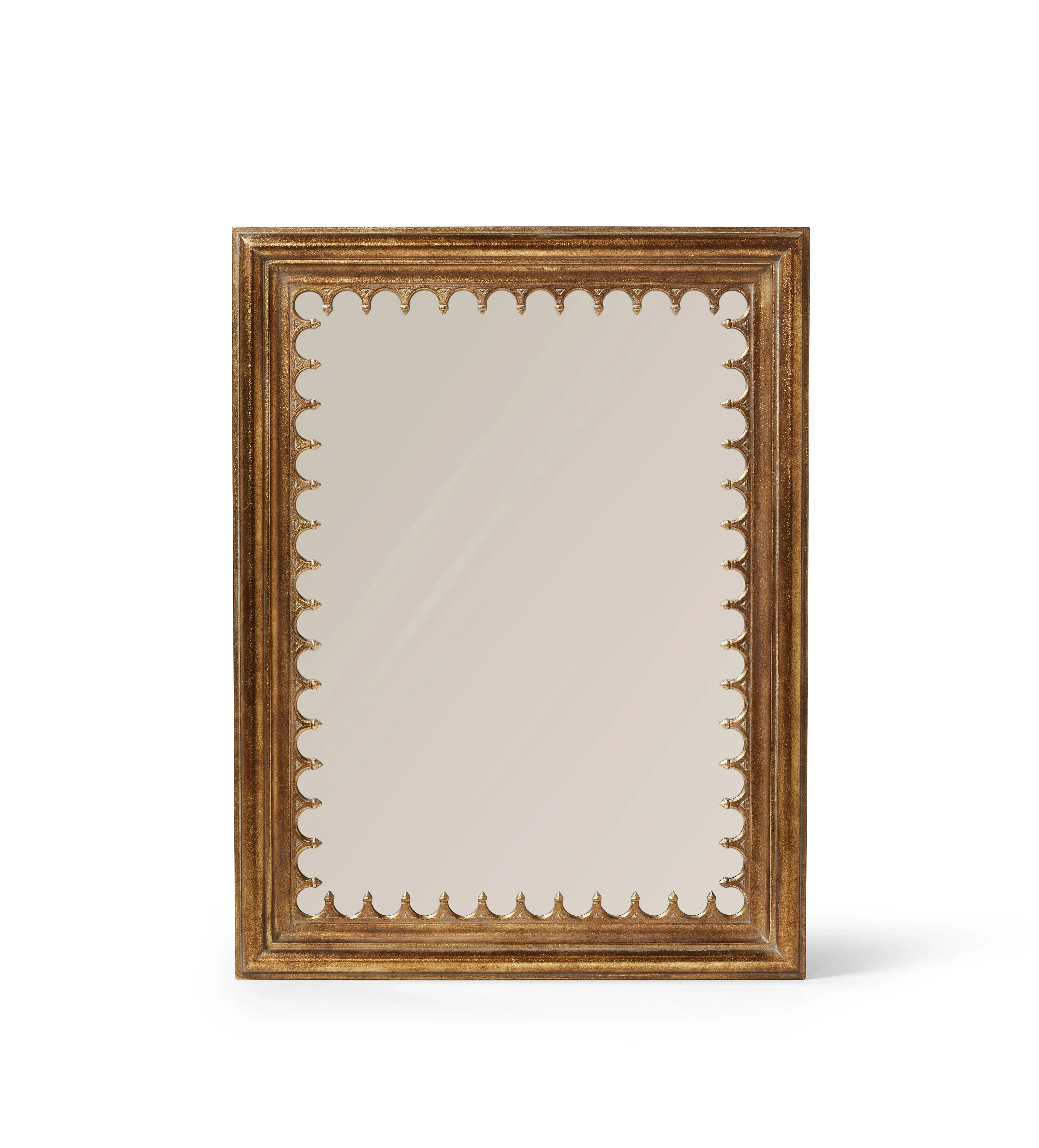 Montsoreau Wall Mirror - Antique Gold by OKA, alternate view