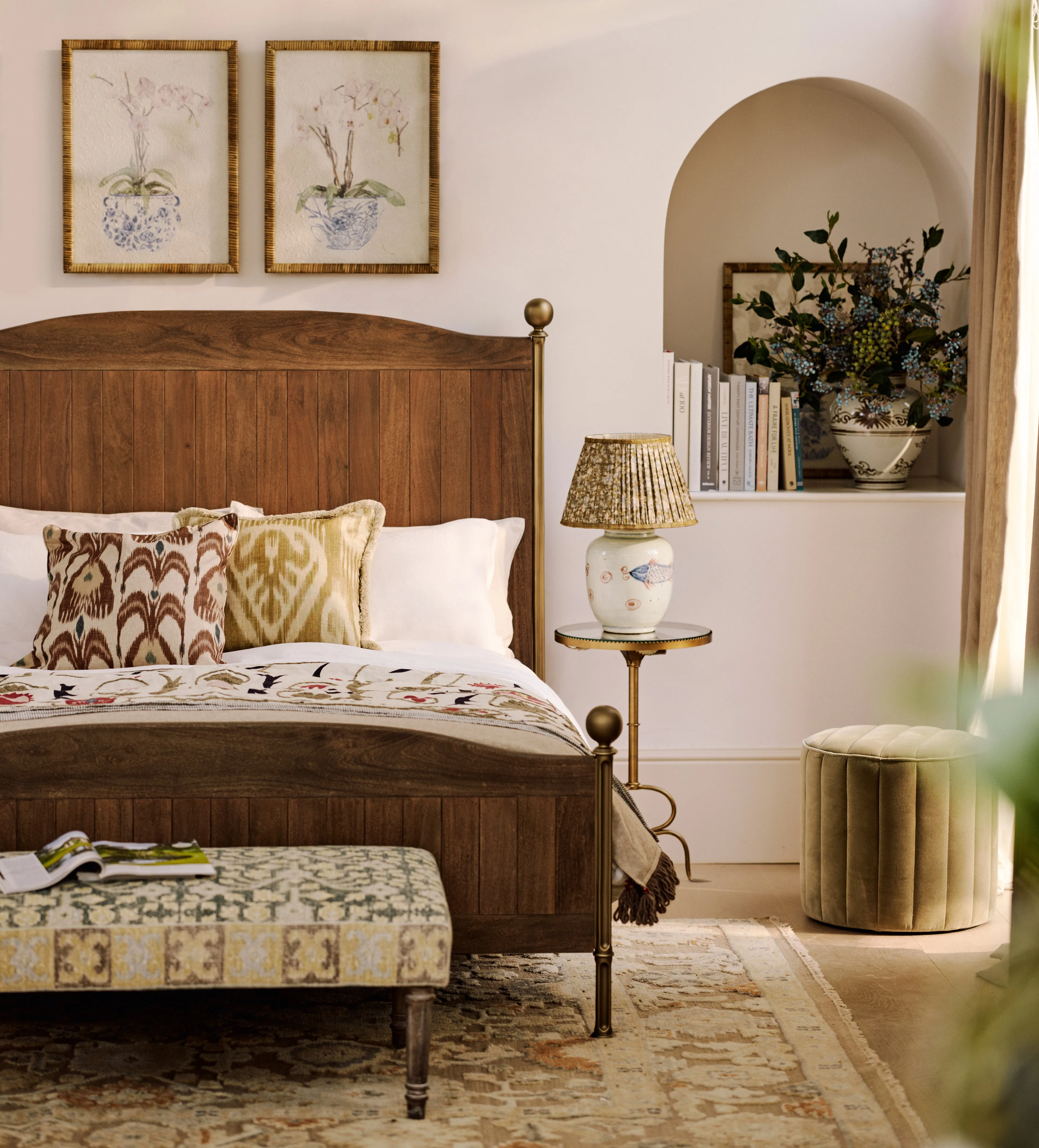 Muncaster King Size Bed Frame - Smoked Acacia product