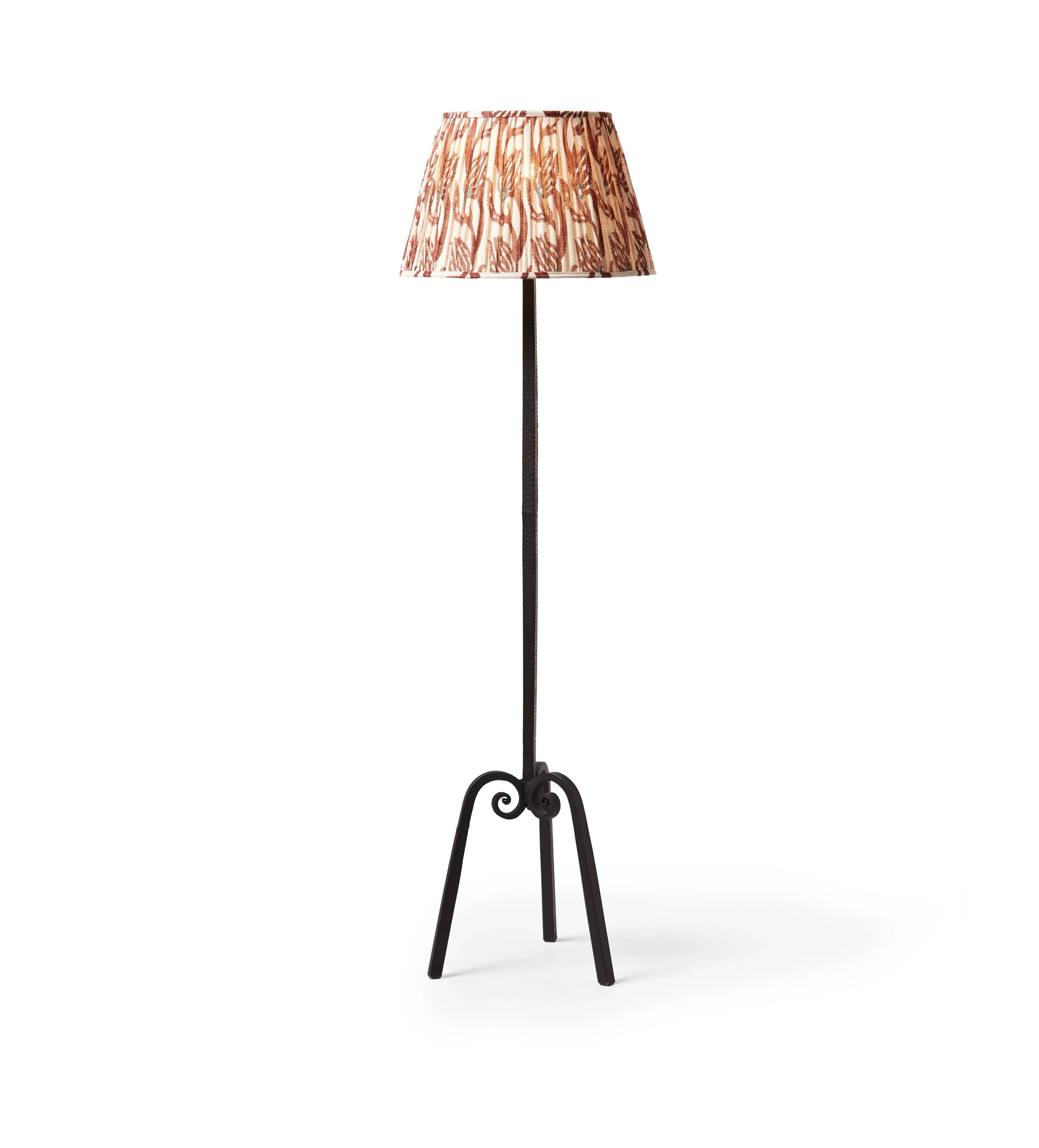 Nasmyth Floor Lamp Base - Blackened Bronze, Wrought Iron alternate view