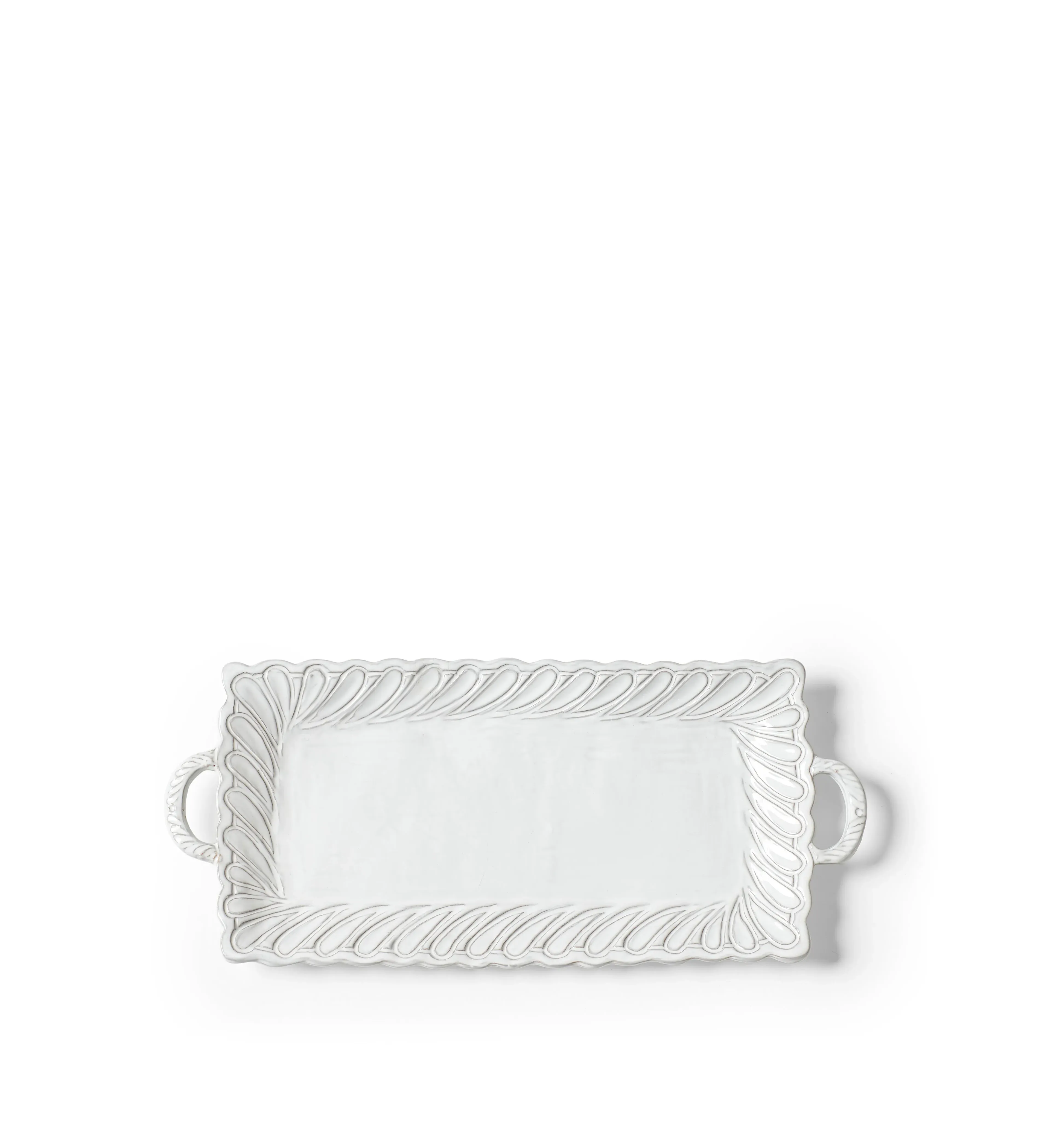 Nephele Serving Platter - White by OKA, alternate view