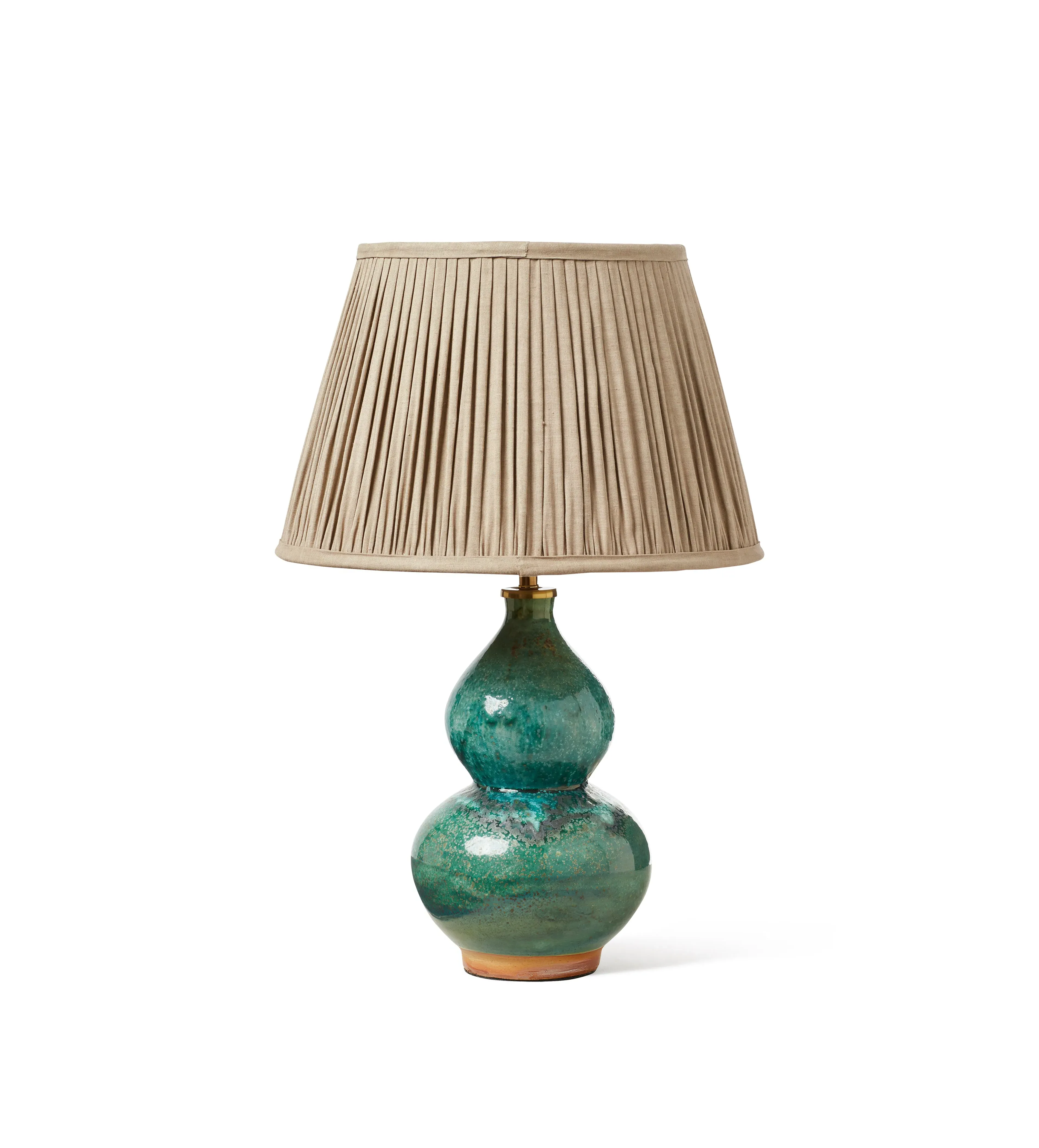 Nephrite Figure-of-Eight Table Lamp Base - Antique Green, Ceramic alternate view