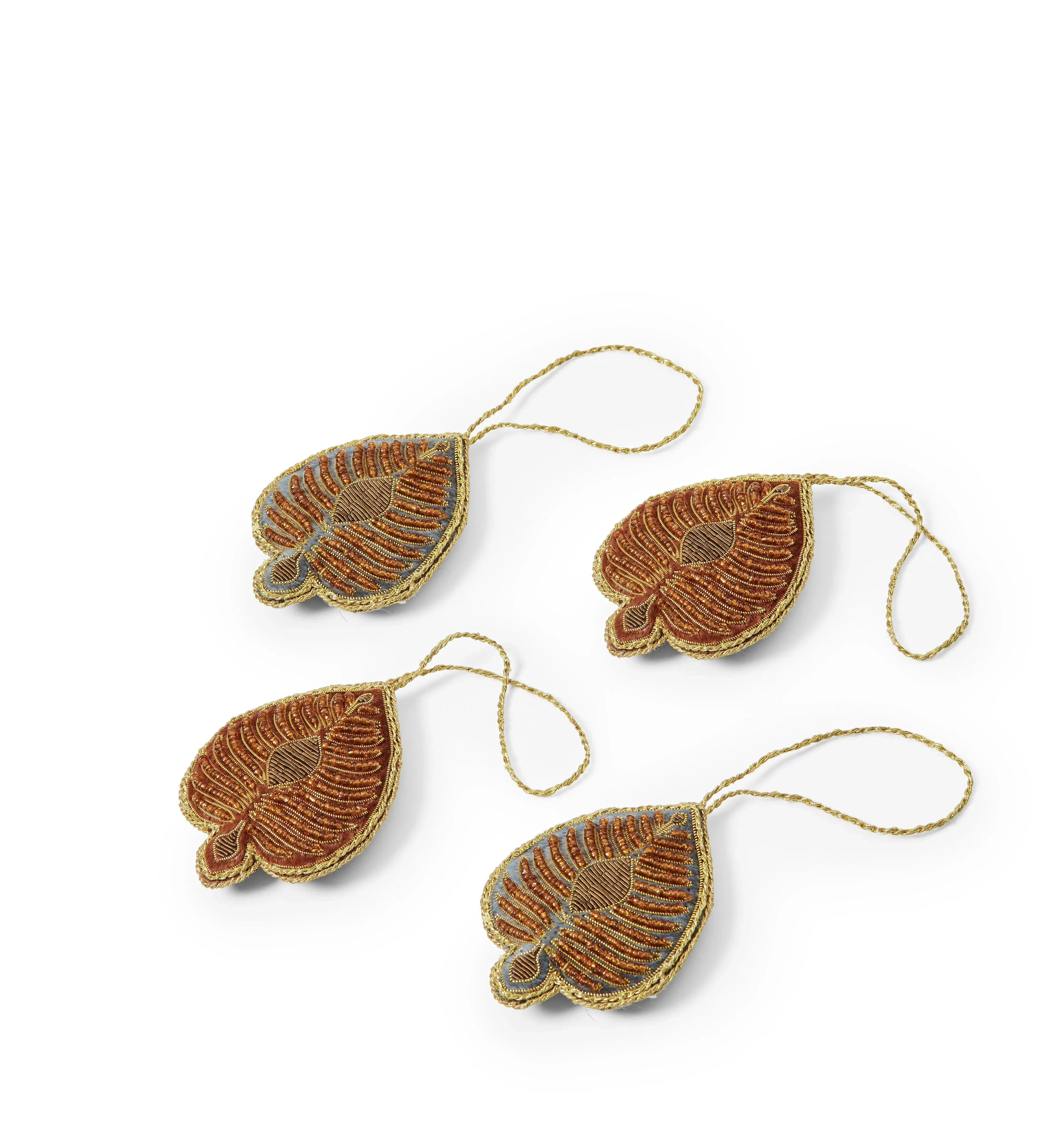 Ocellus Hanging Decorations Set of Four - Velvet by OKA, image 2
