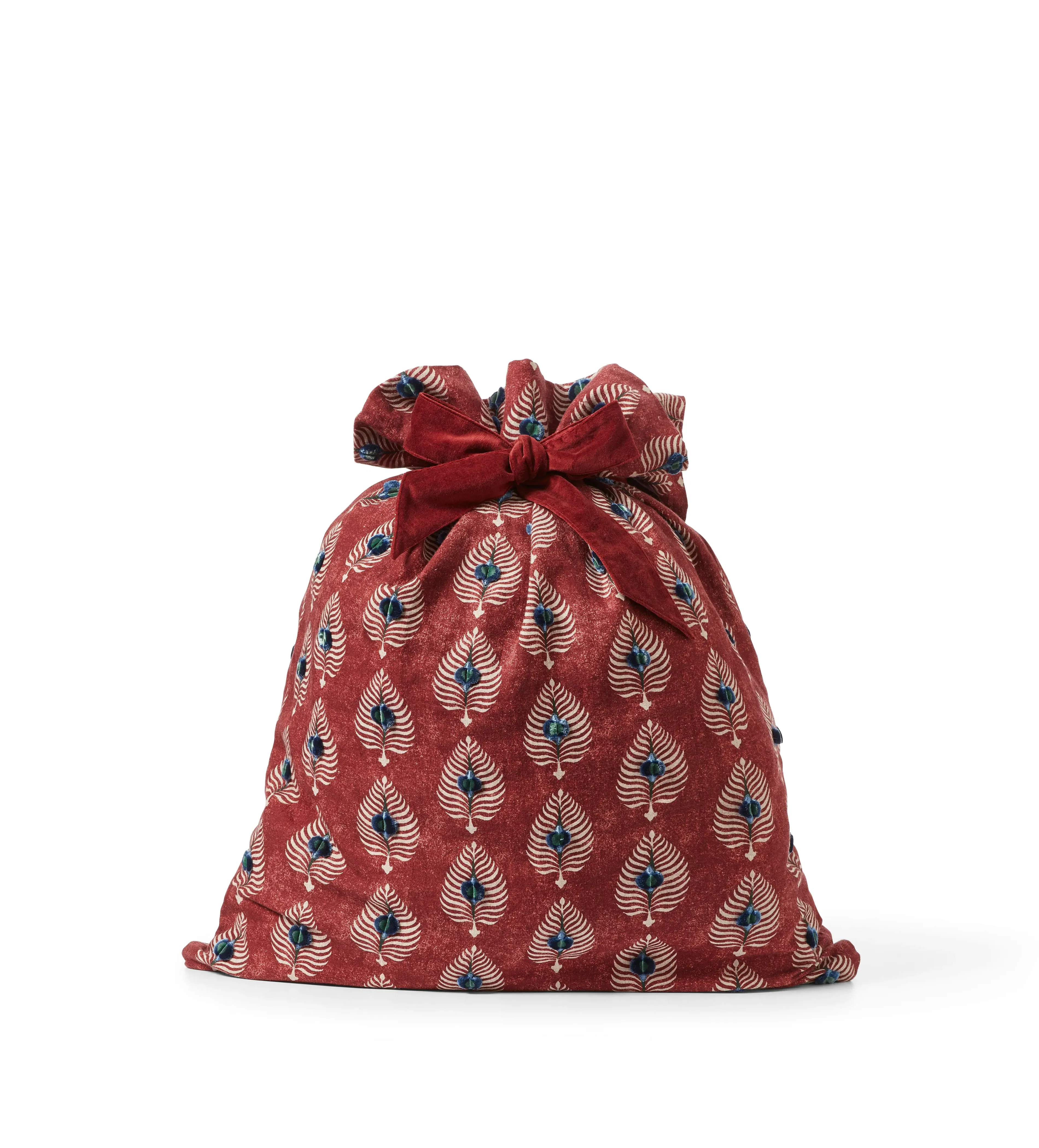 Ocellus Present Sack - Red Garnet, Velvet by OKA