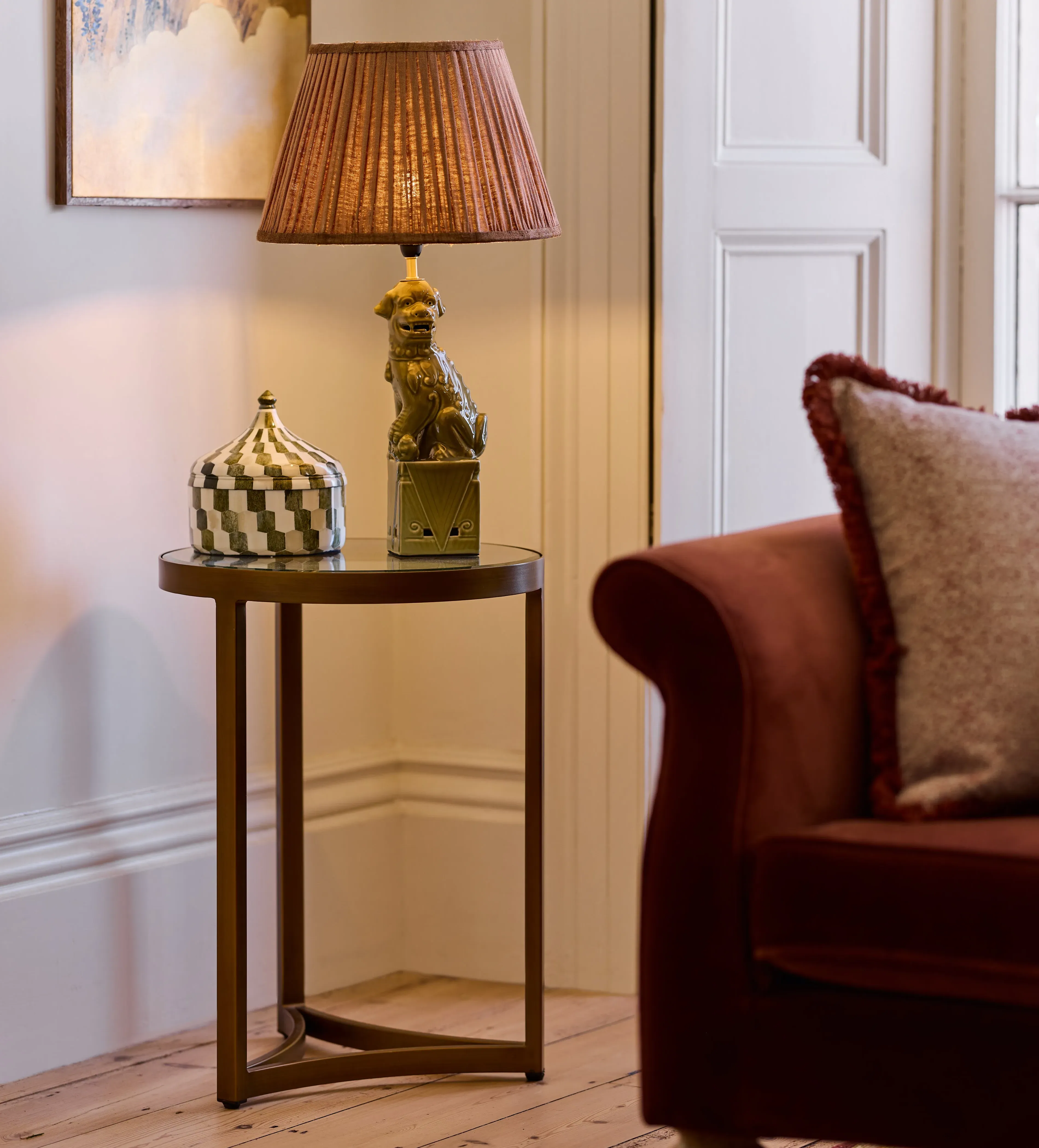 Opplyst Side Table - Bronze, Iron product