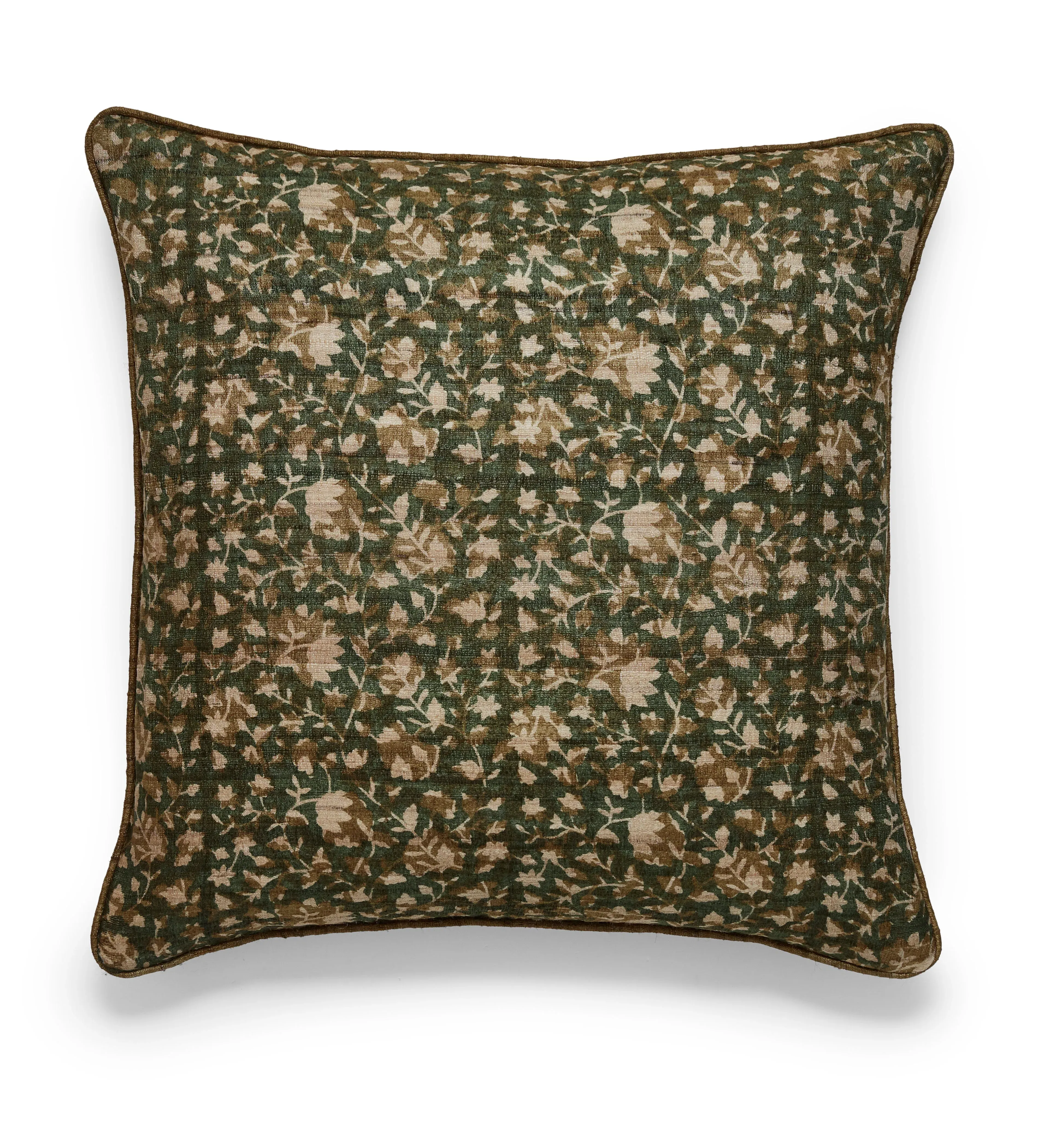 Pattiyan Cushion Cover - Spruce, Tussar Silk alternate view