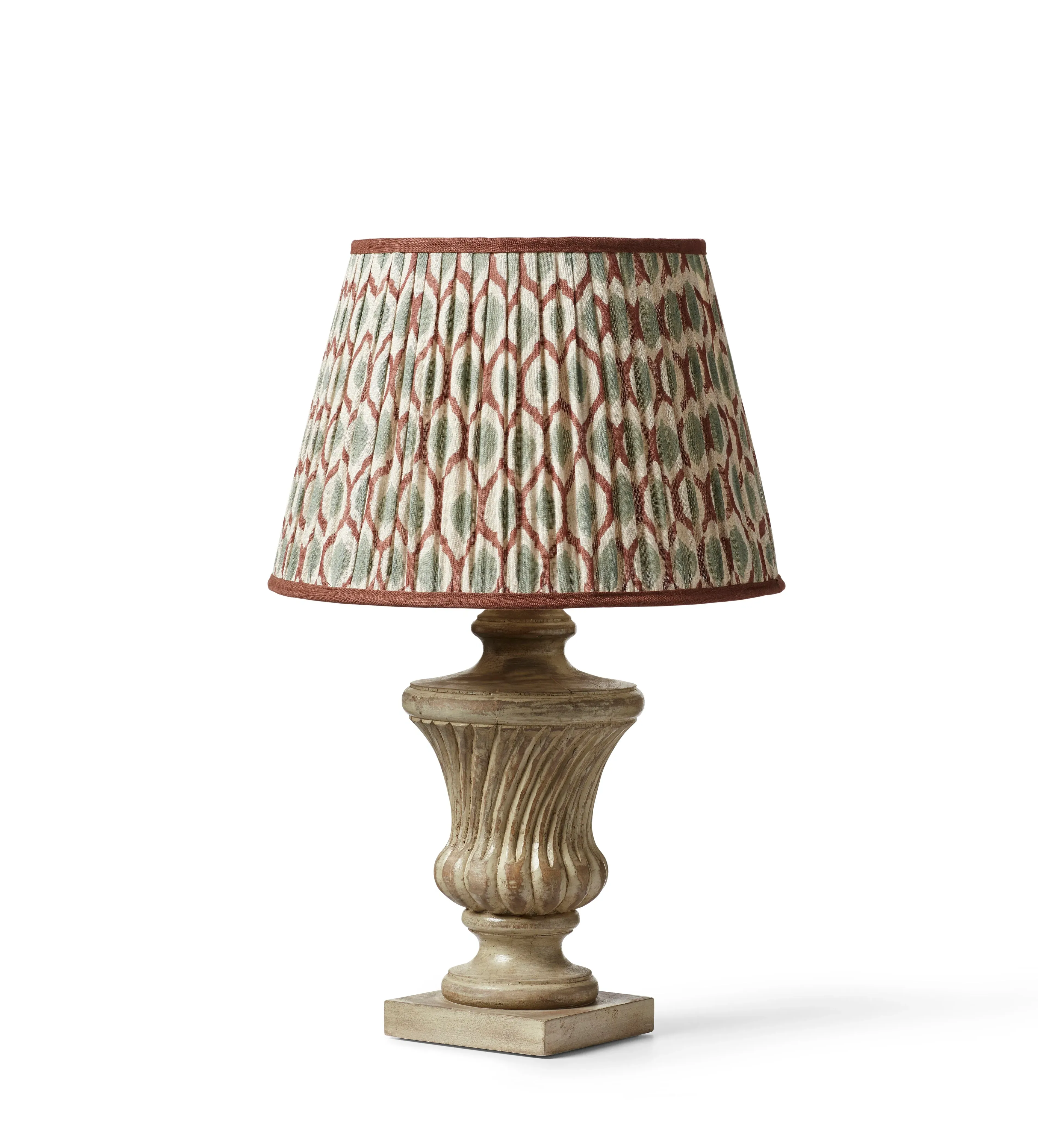 Phoebus Urn-Shaped Table Lamp Base - Natural, Mango Wood alternate view