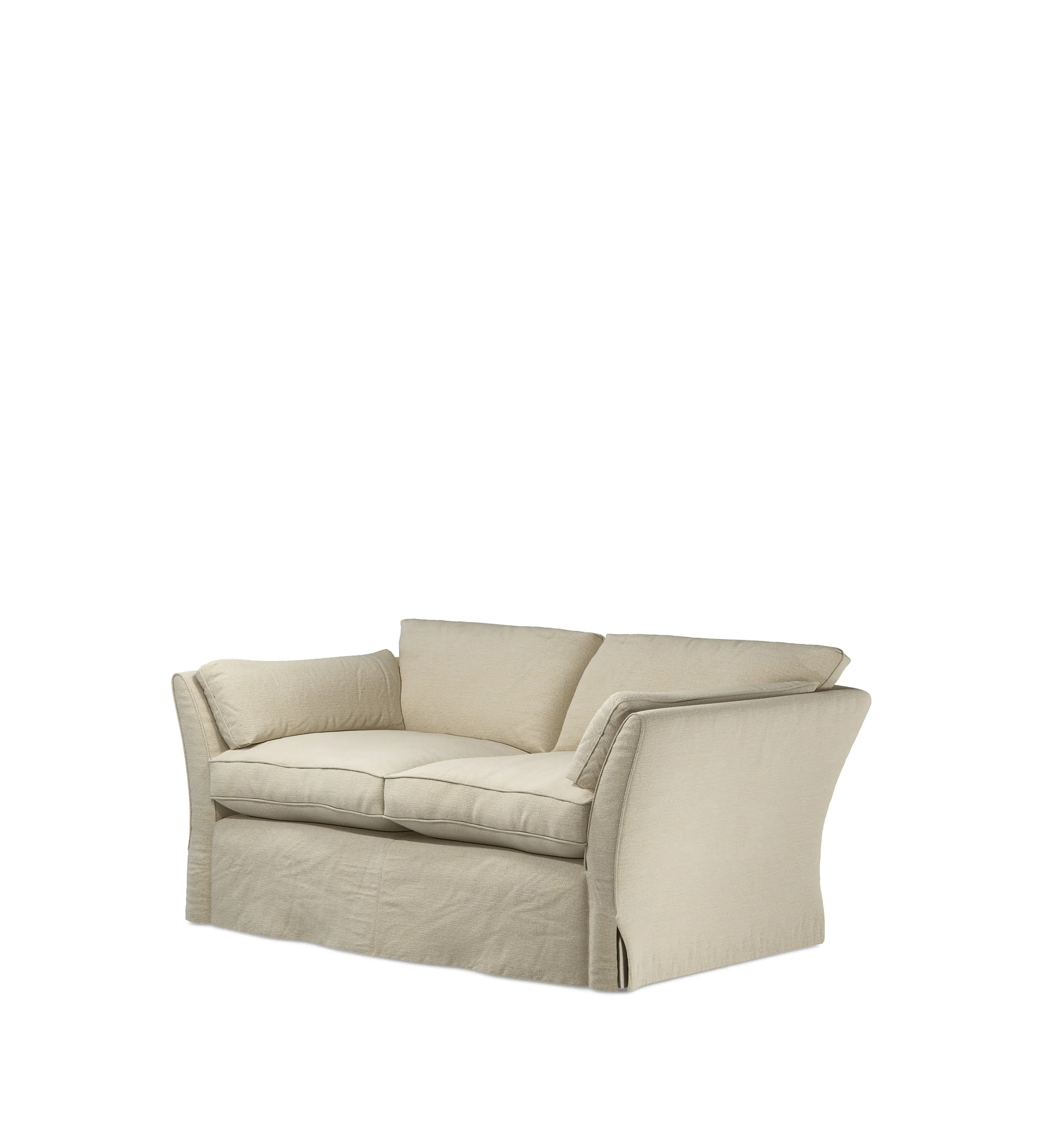 Radcliffe 2-Seater Loose Sofa Cover - Dove, Clever Linen alternate view