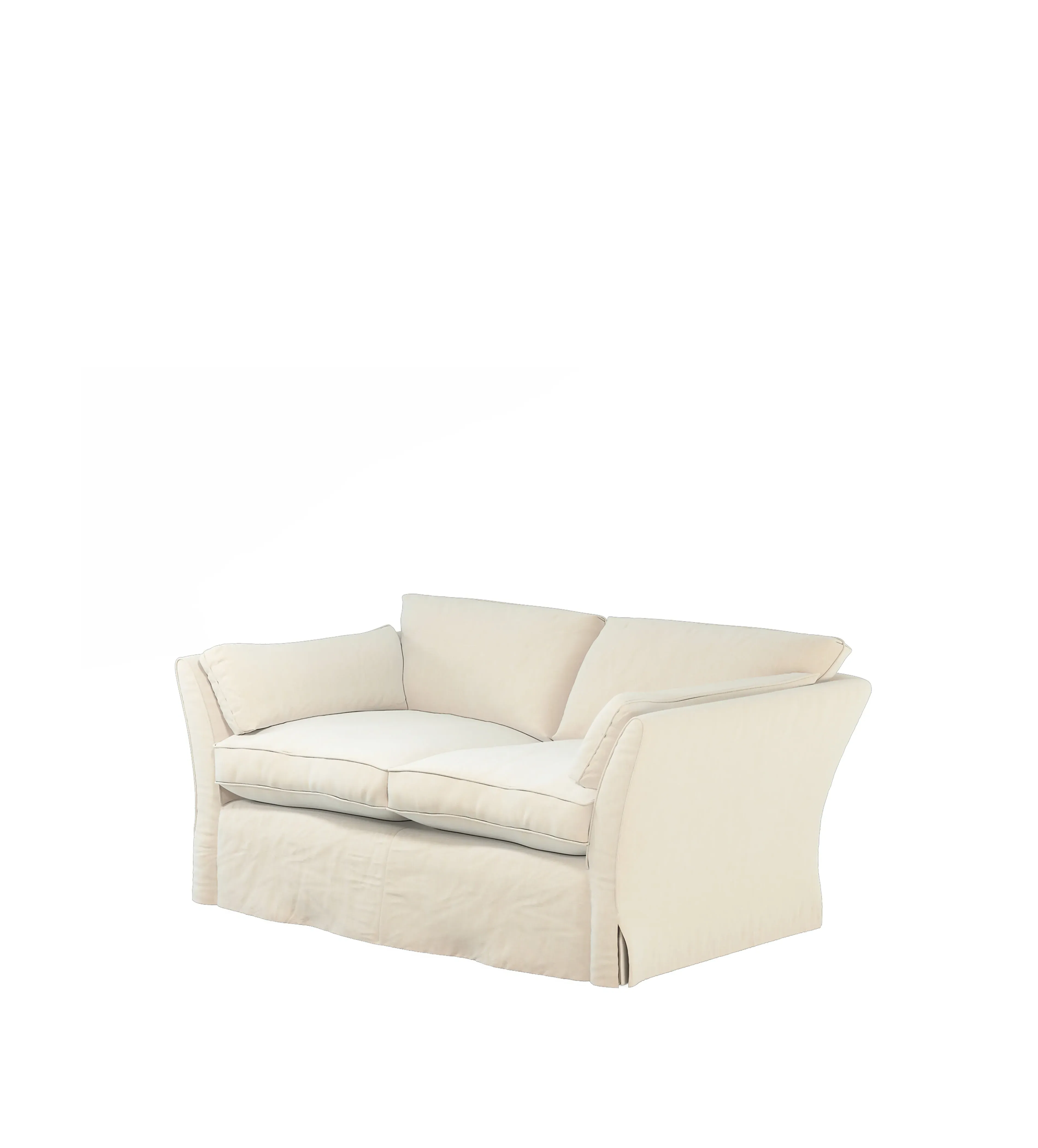 Radcliffe 2-Seater Sofa Loose Cover - Oyster, Stonewash Linen alternate view