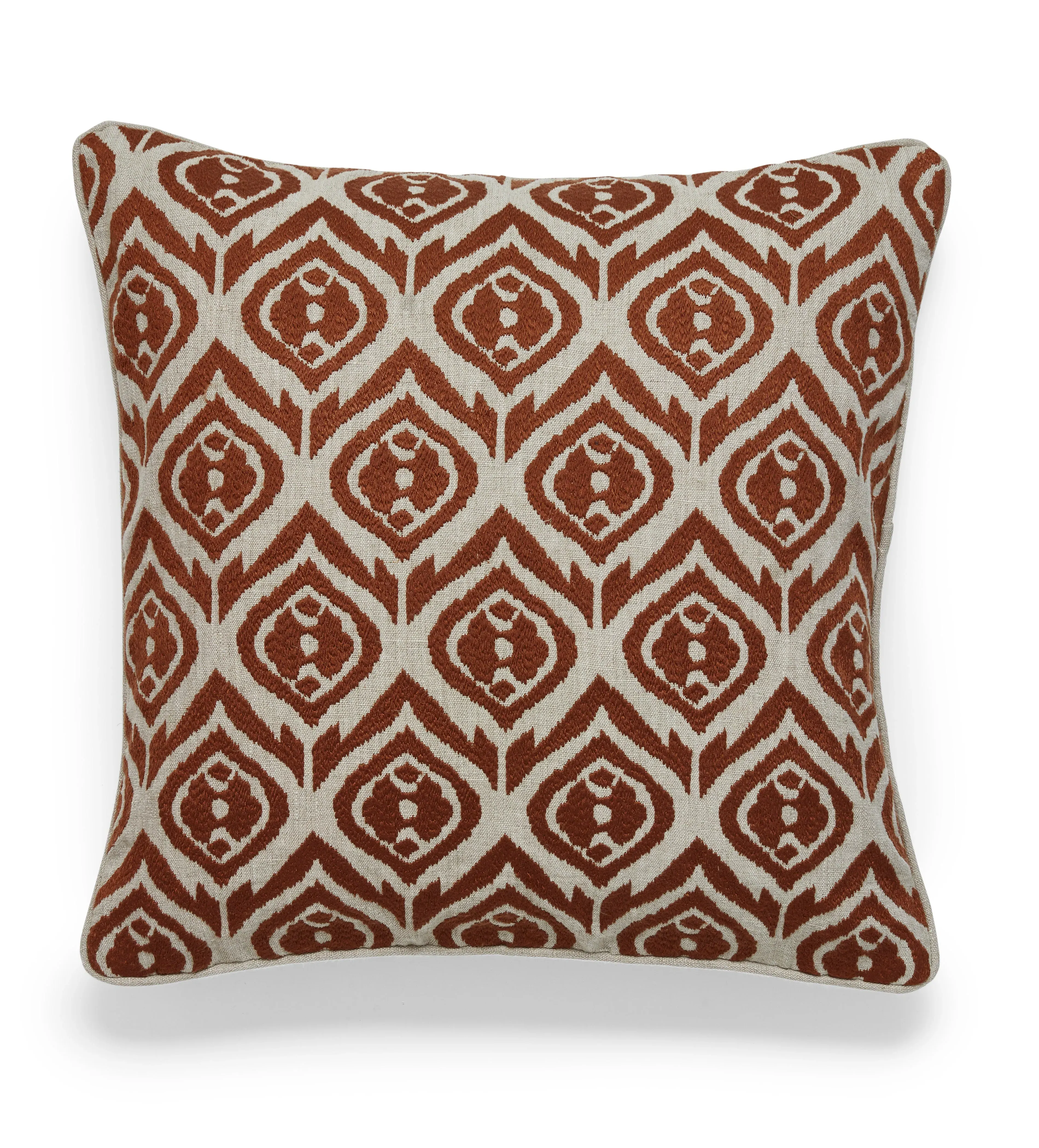 Ranya Cushion Cover - Dirty Orange, Linen alternate view