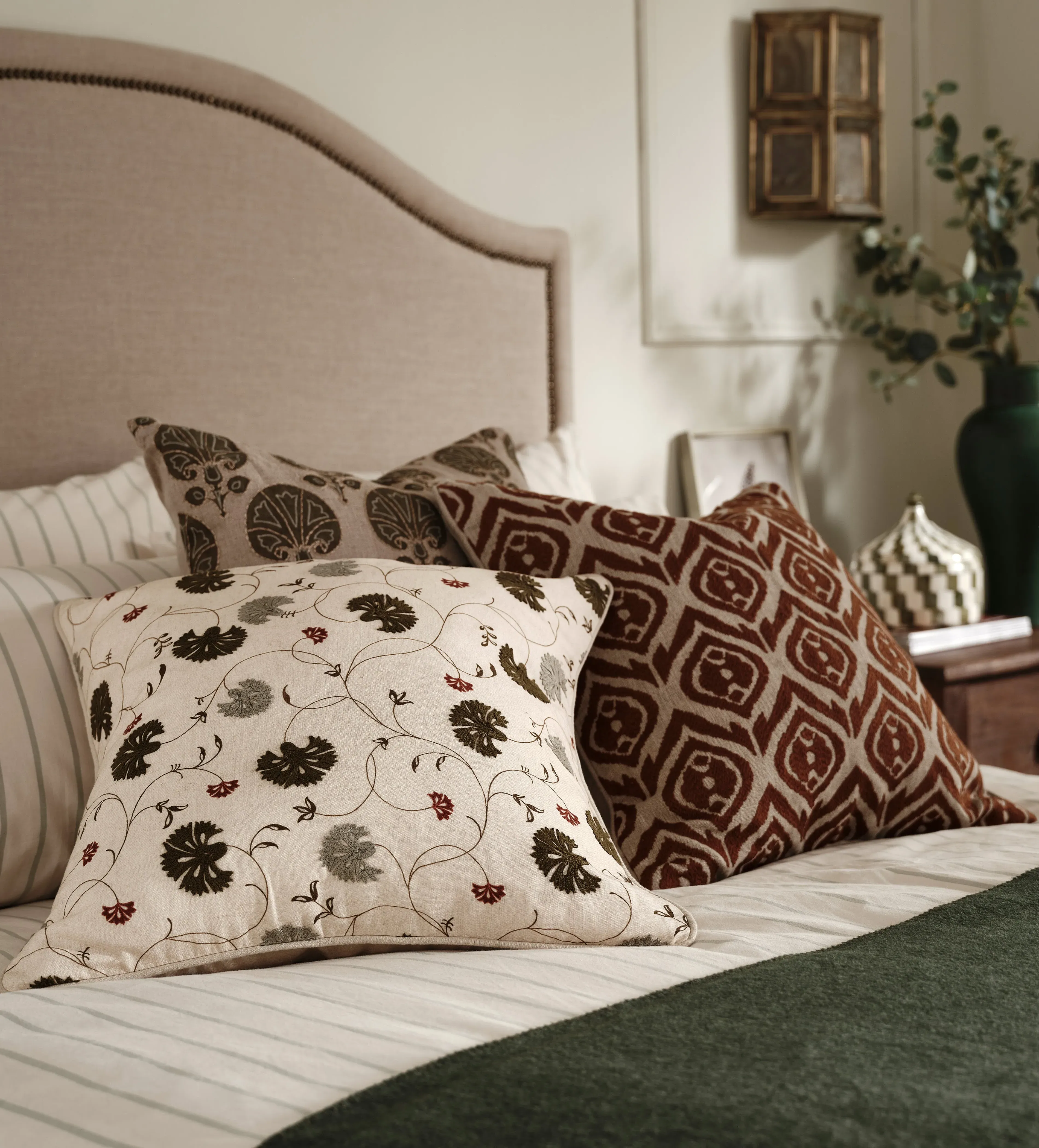 Ranya Cushion Cover - Dirty Orange, Linen product
