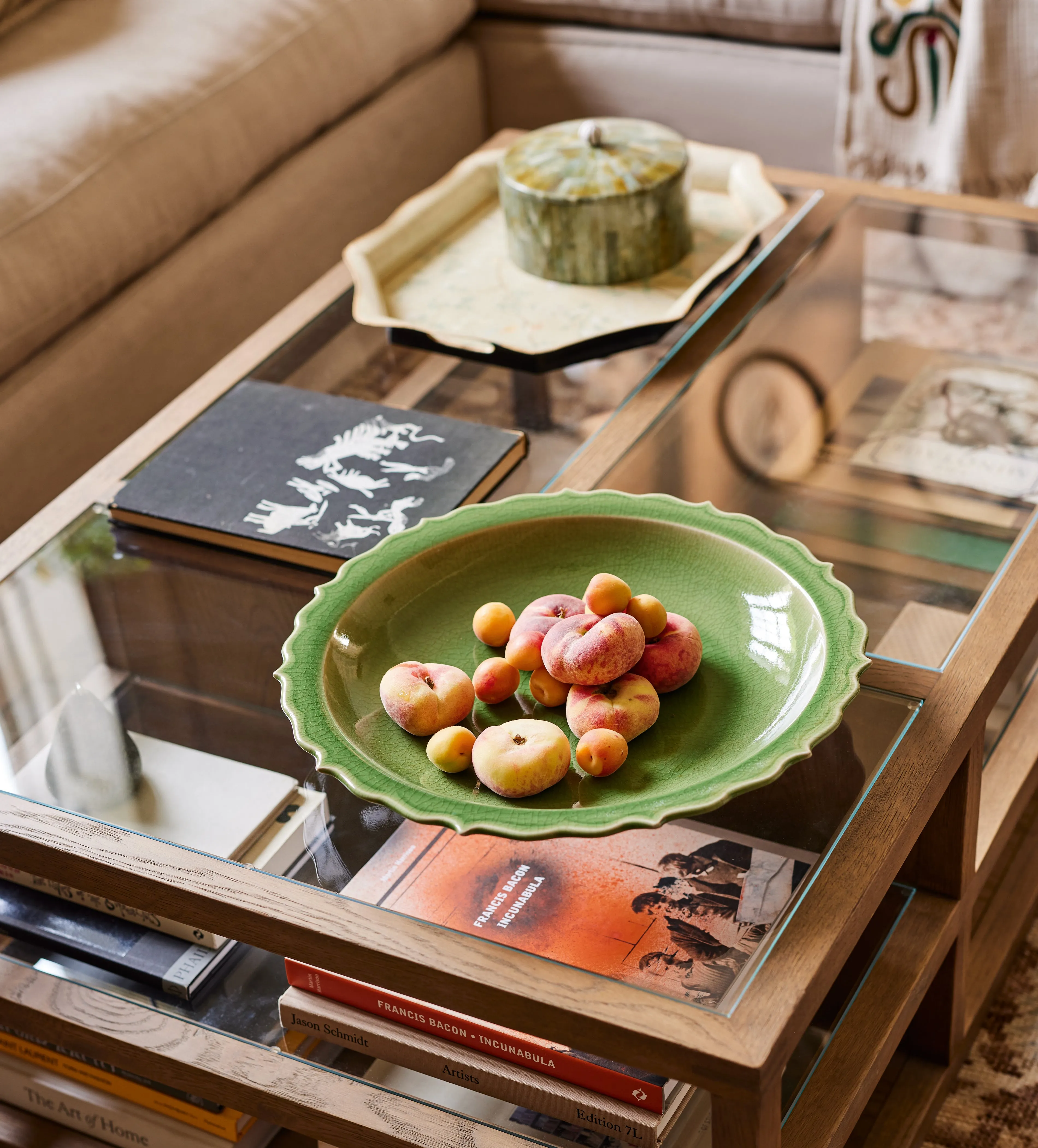 Shanbei Plate - Green, Porcelain product