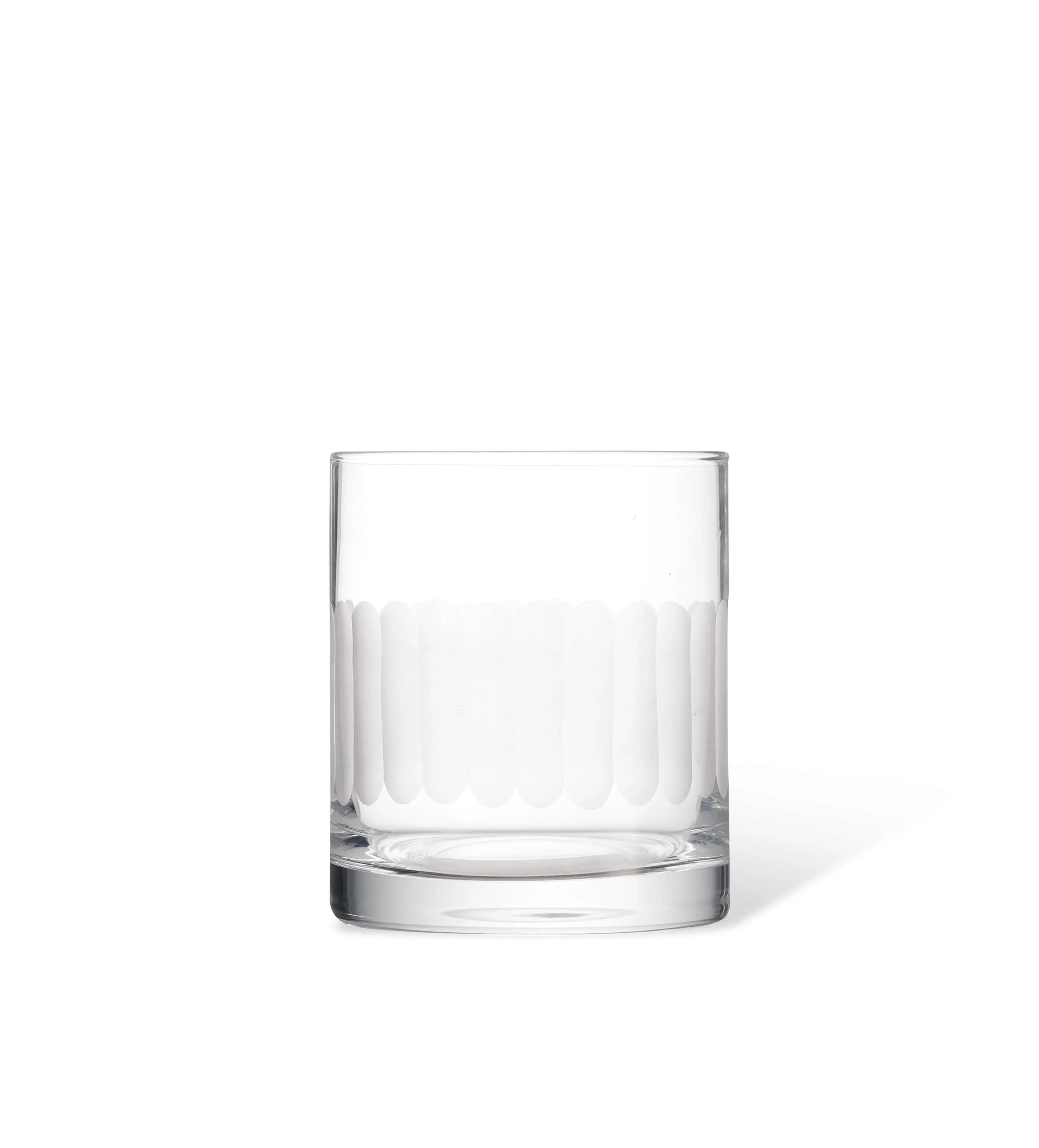 Ranelagh Short Tumblers Set of 4 - Clear Glass by OKA, alternate view